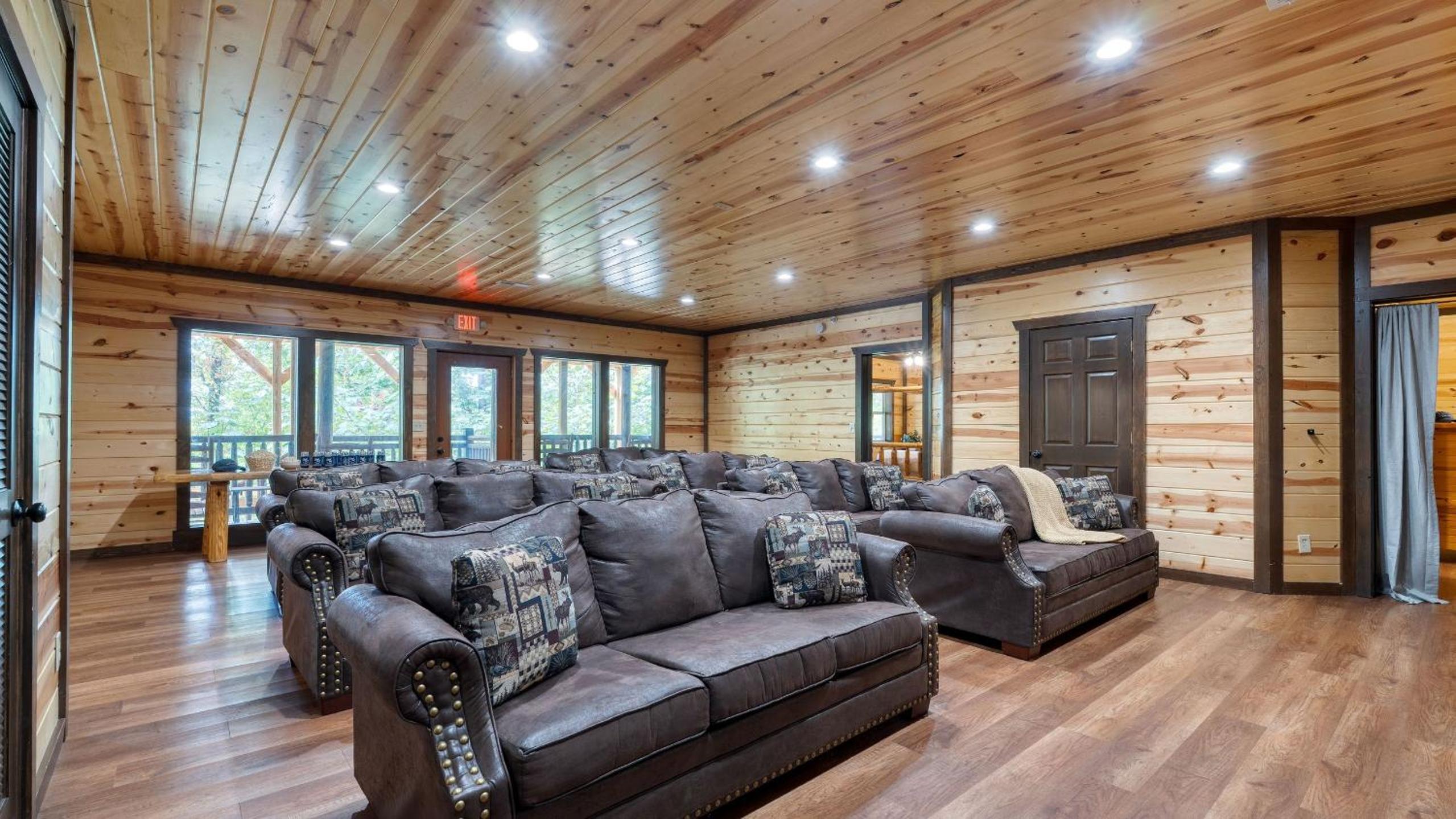 16 Guests Indoor Pool Theater Game Room in the Smokies Buckskin by AvantStay