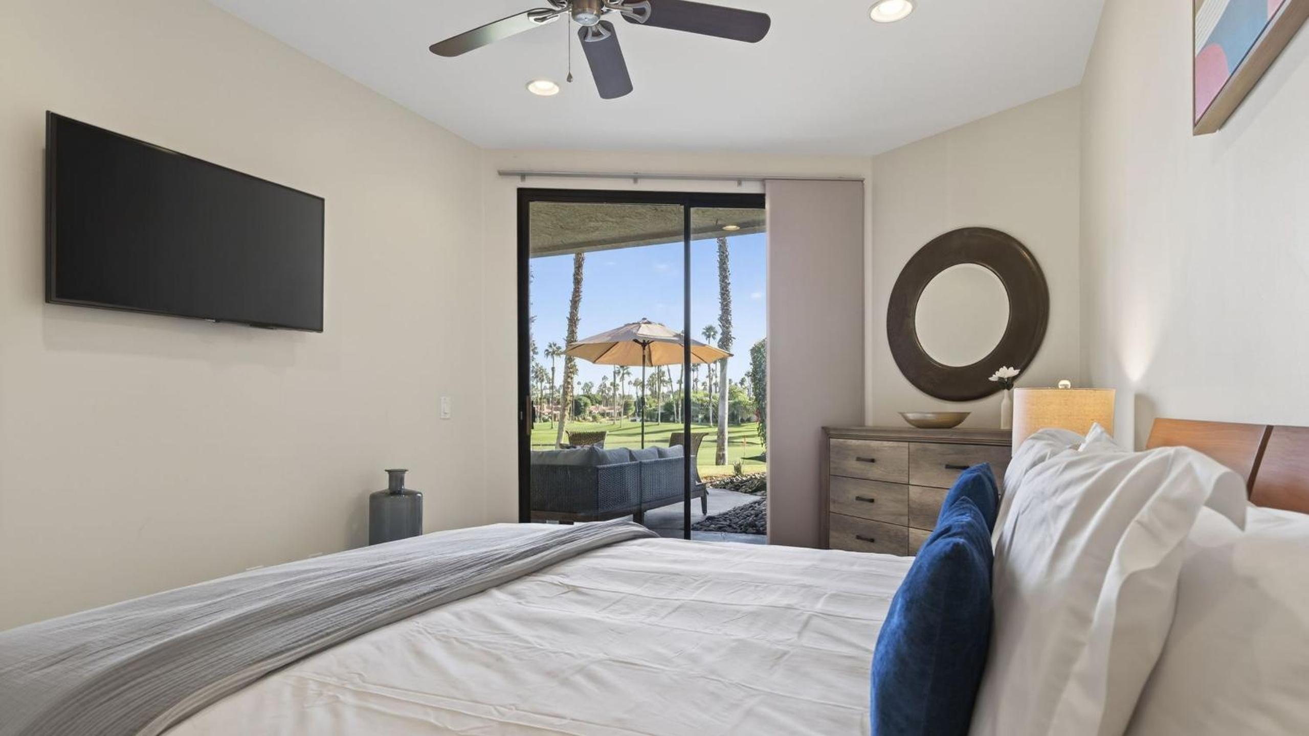 Palm Desert Fairway Condo with Firepit Grill Views Fairway Vista by AvantStay