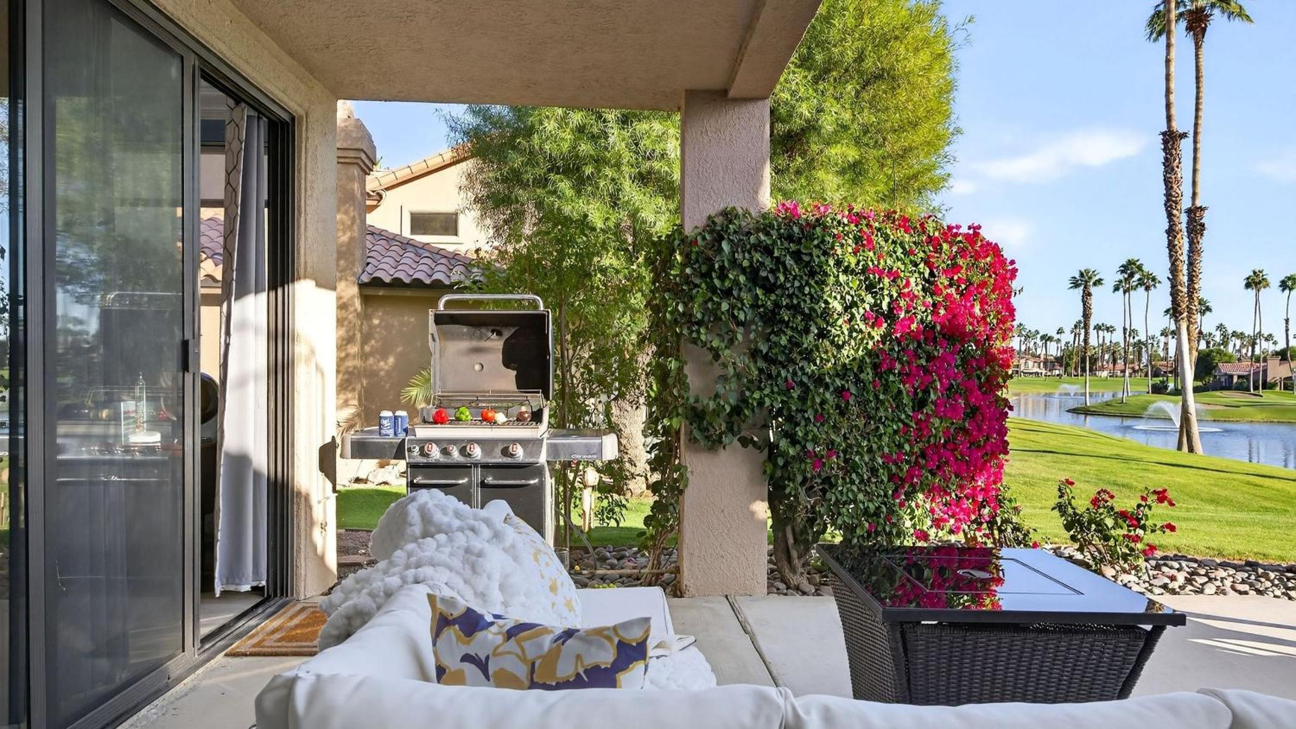 Palm Desert Fairway Condo with Firepit Grill Views Fairway Vista by AvantStay