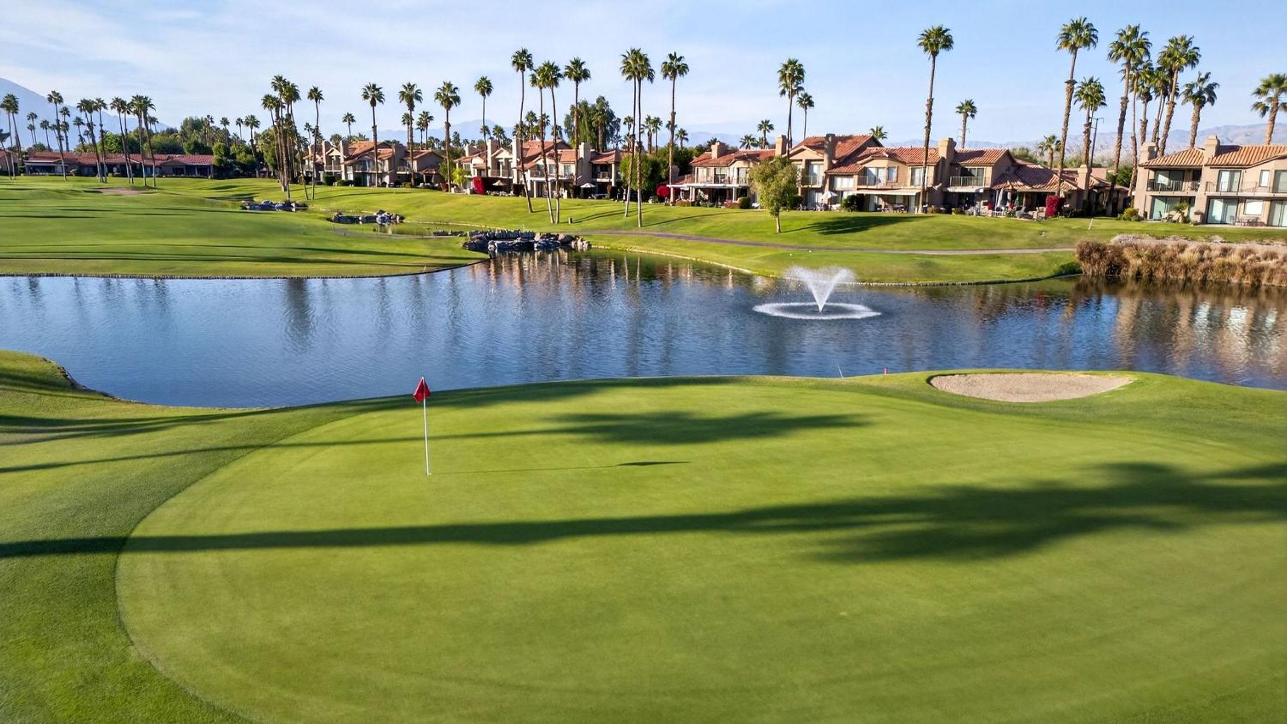 Palm Desert Fairway Condo with Firepit Grill Views Fairway Vista by AvantStay