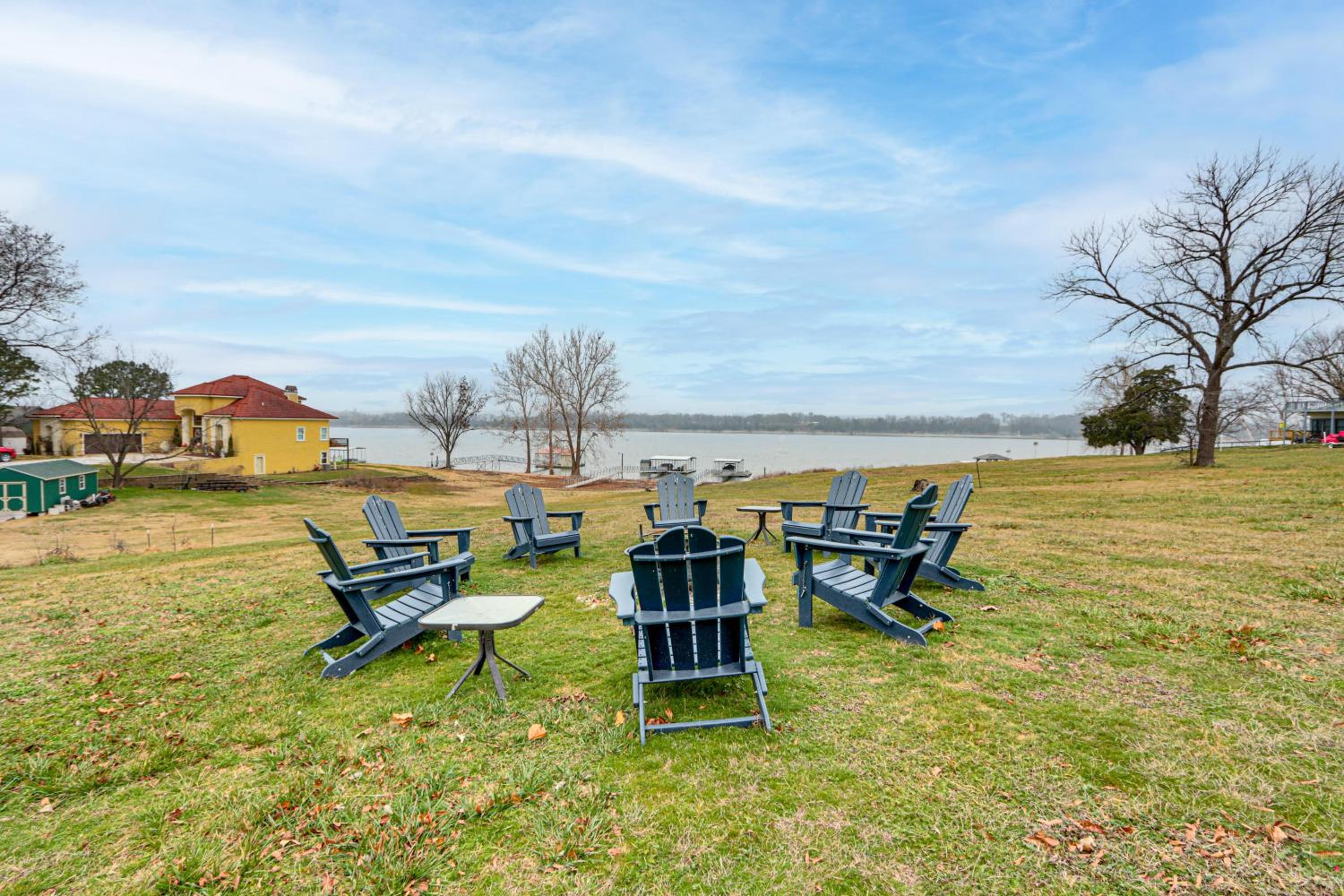 Group Friendly! Waterfront Grand Lake Home with Dock