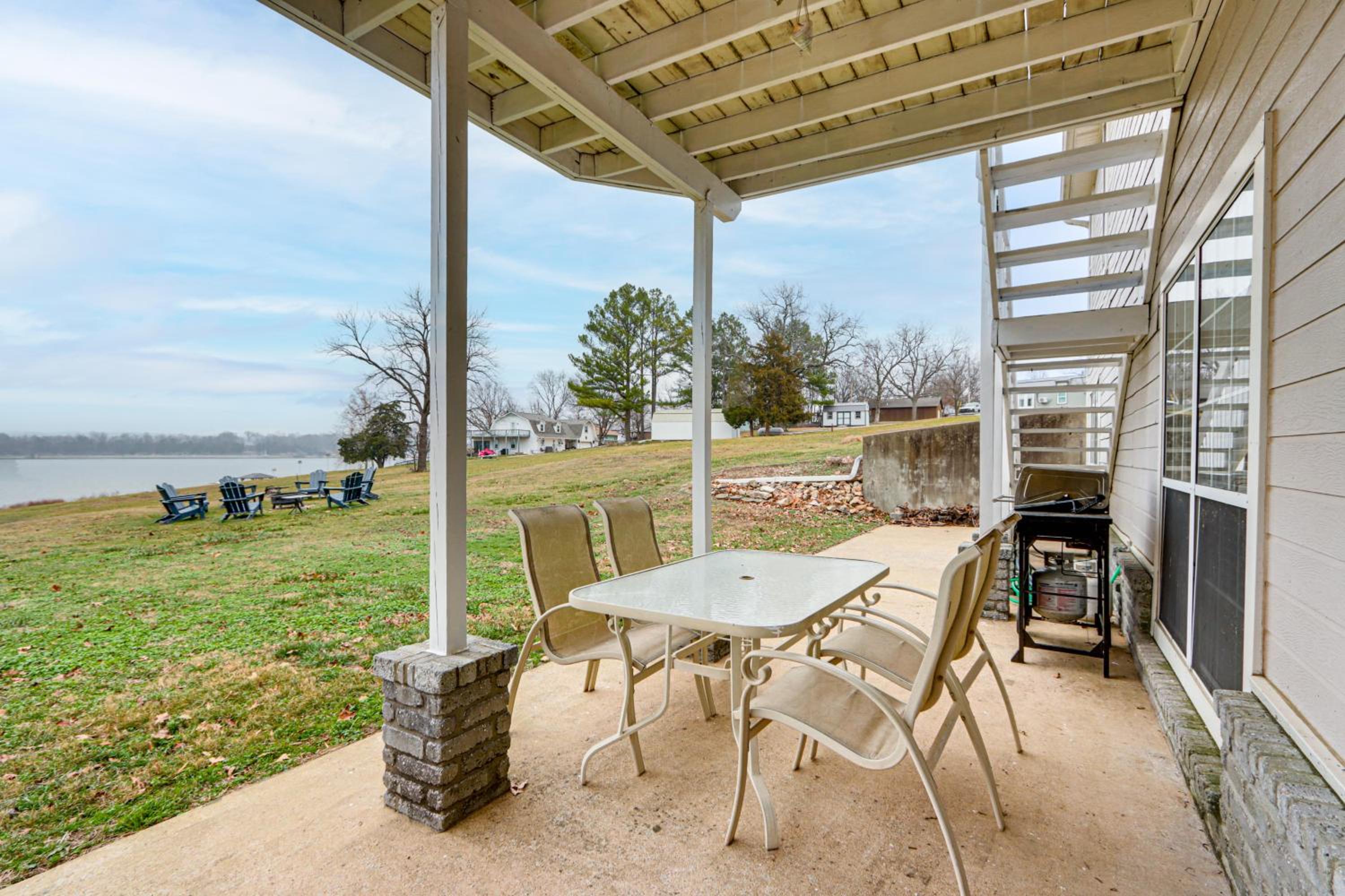 Group Friendly! Waterfront Grand Lake Home with Dock