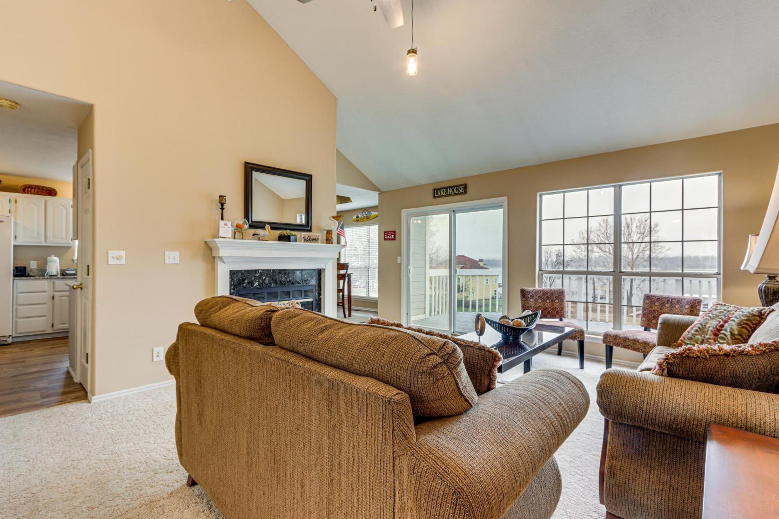 Group Friendly! Waterfront Grand Lake Home with Dock