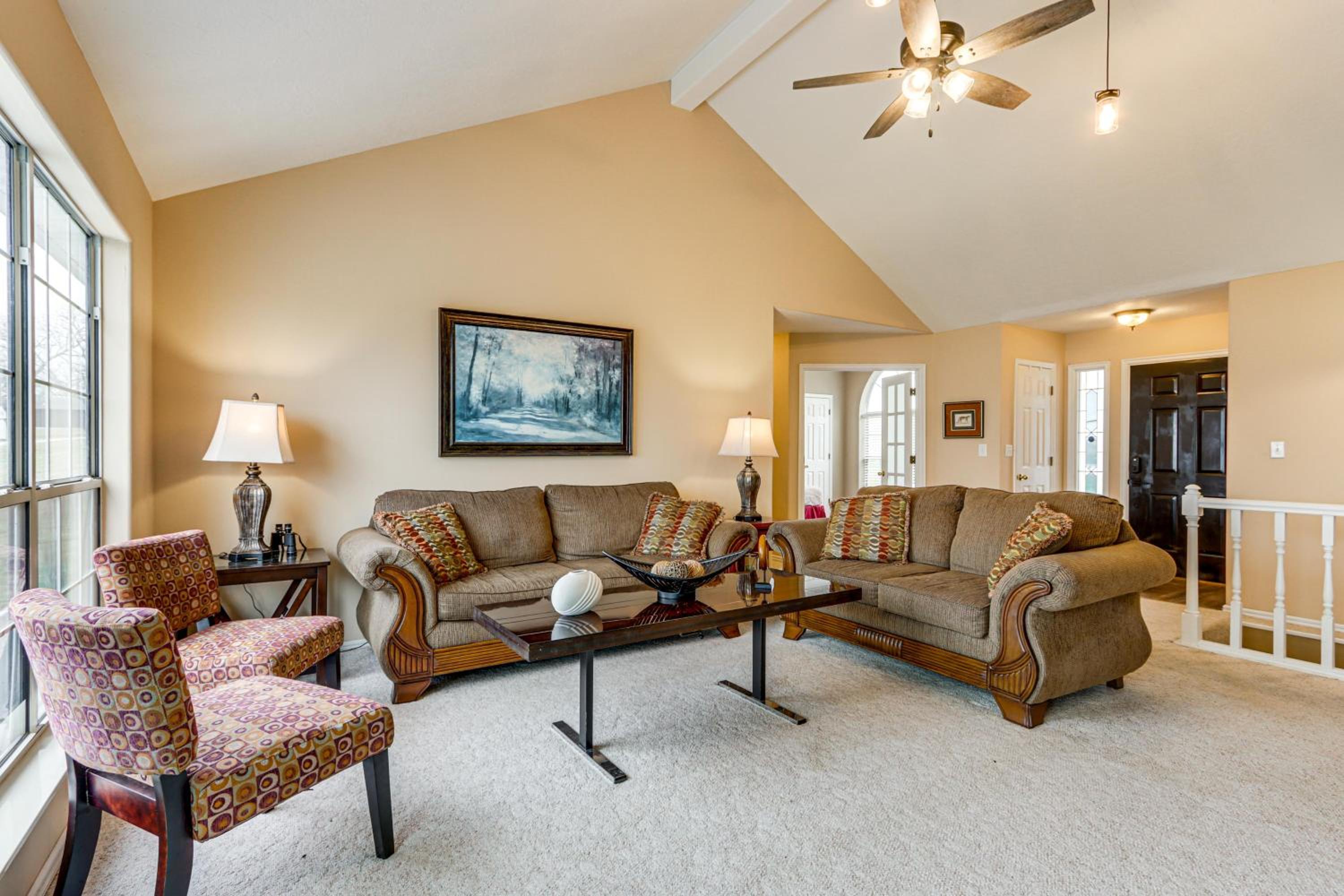 Group Friendly! Waterfront Grand Lake Home with Dock