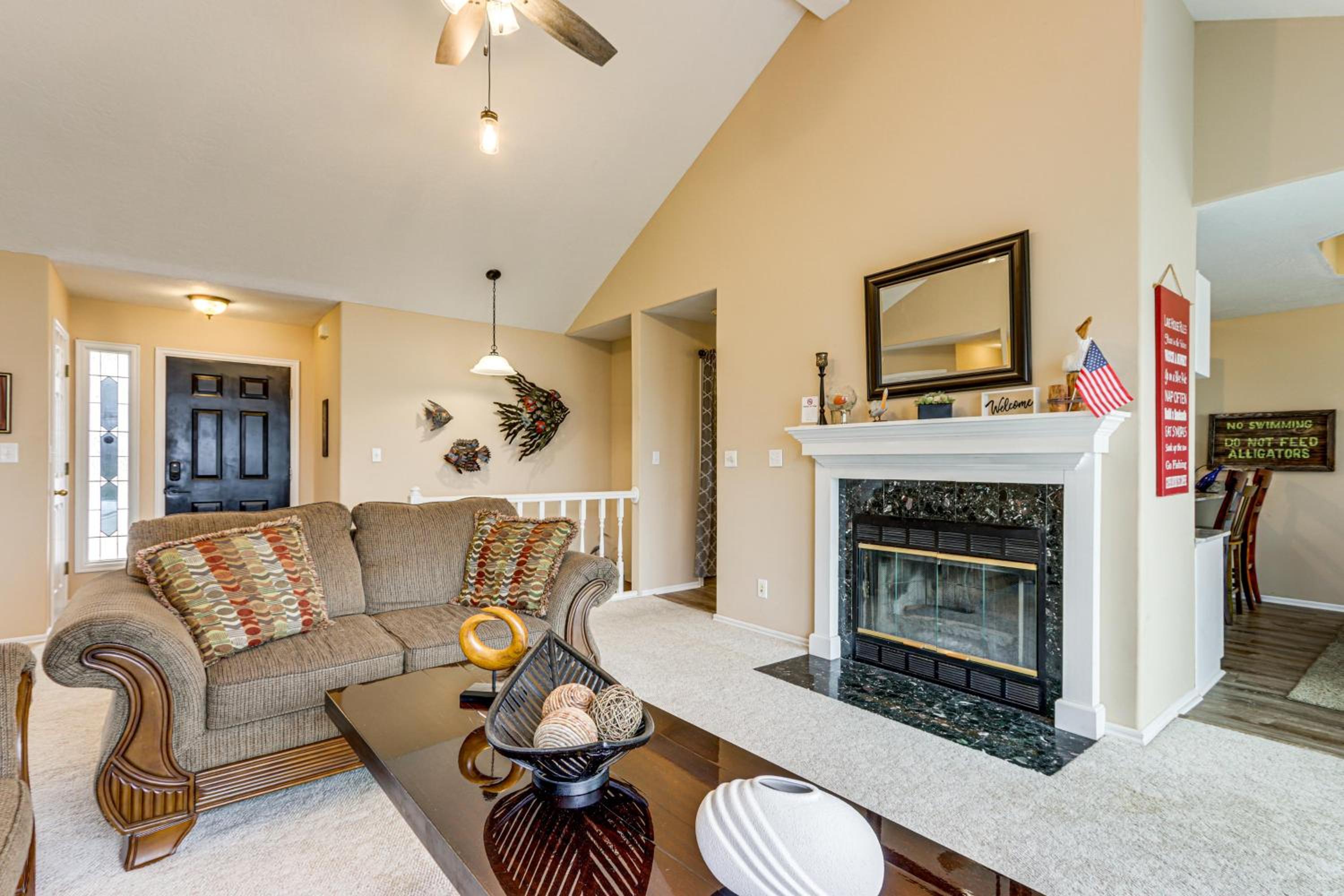 Group Friendly! Waterfront Grand Lake Home with Dock