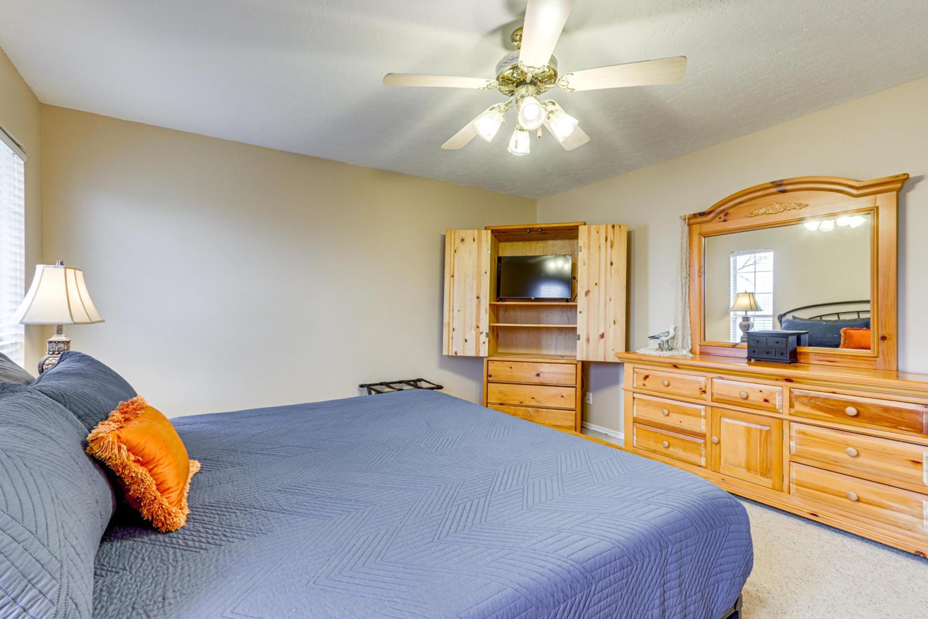 Group Friendly! Waterfront Grand Lake Home with Dock