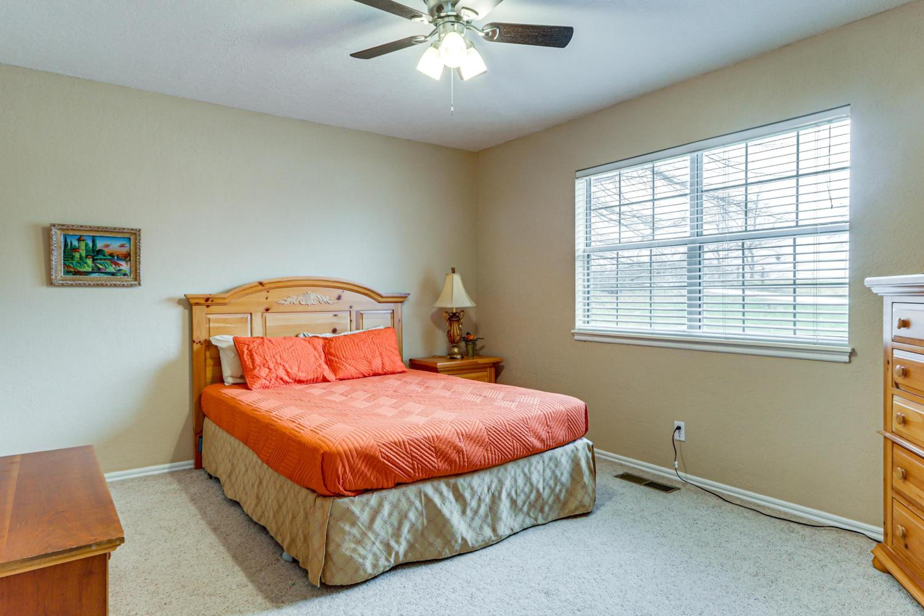 Group Friendly! Waterfront Grand Lake Home with Dock