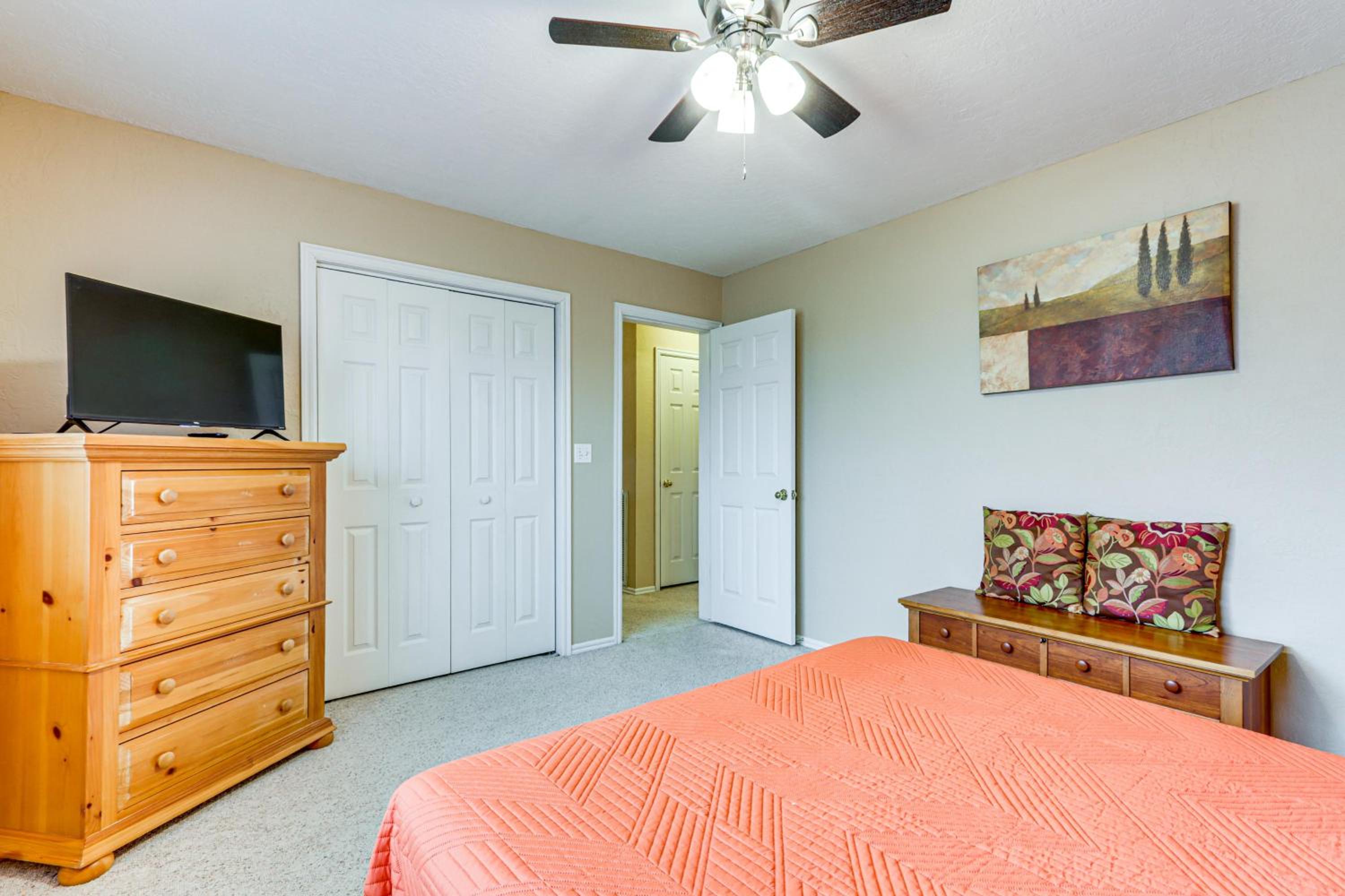 Group Friendly! Waterfront Grand Lake Home with Dock