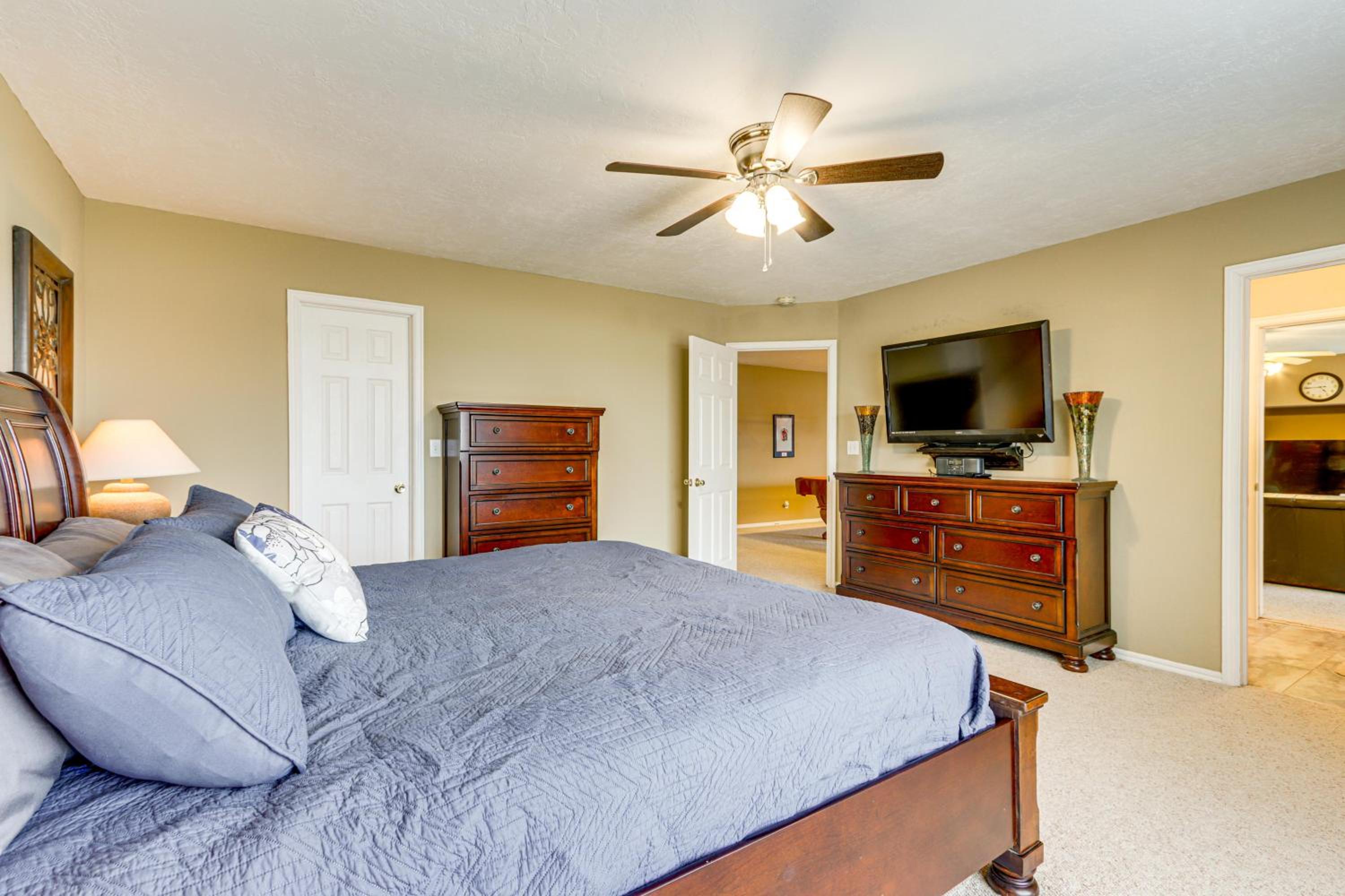 Group Friendly! Waterfront Grand Lake Home with Dock