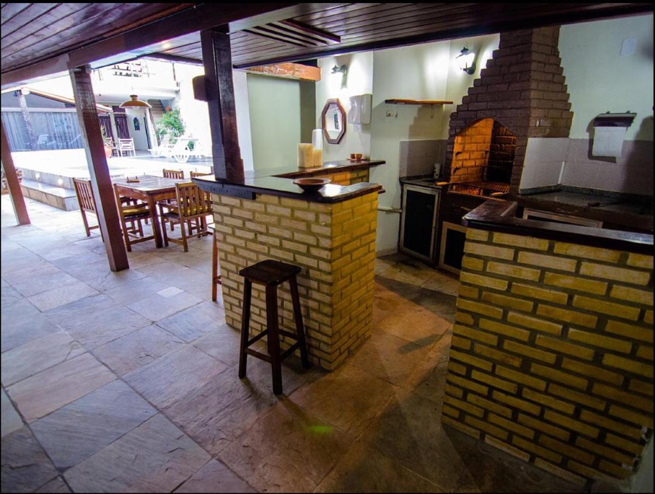 outdoor BBQ area