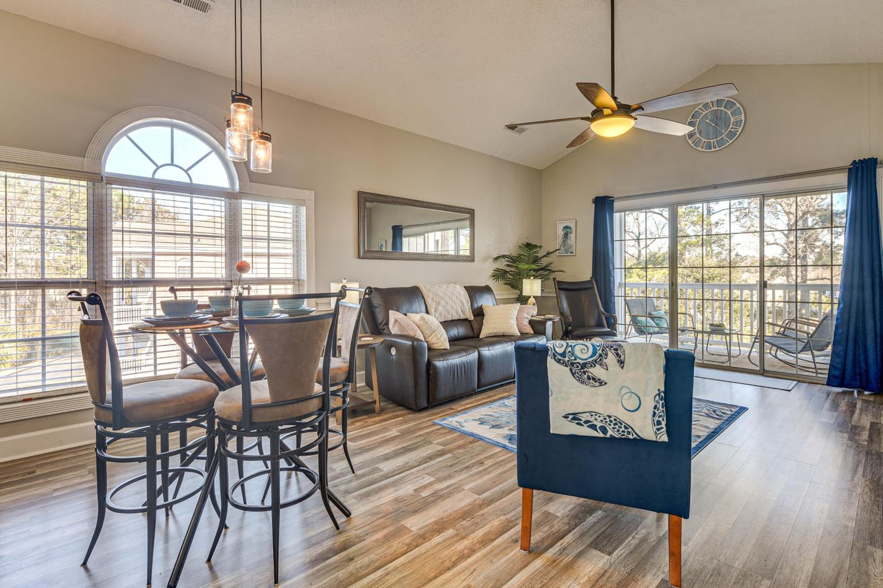 Golf, Gamble and Fish! Condo with Pool in Little River