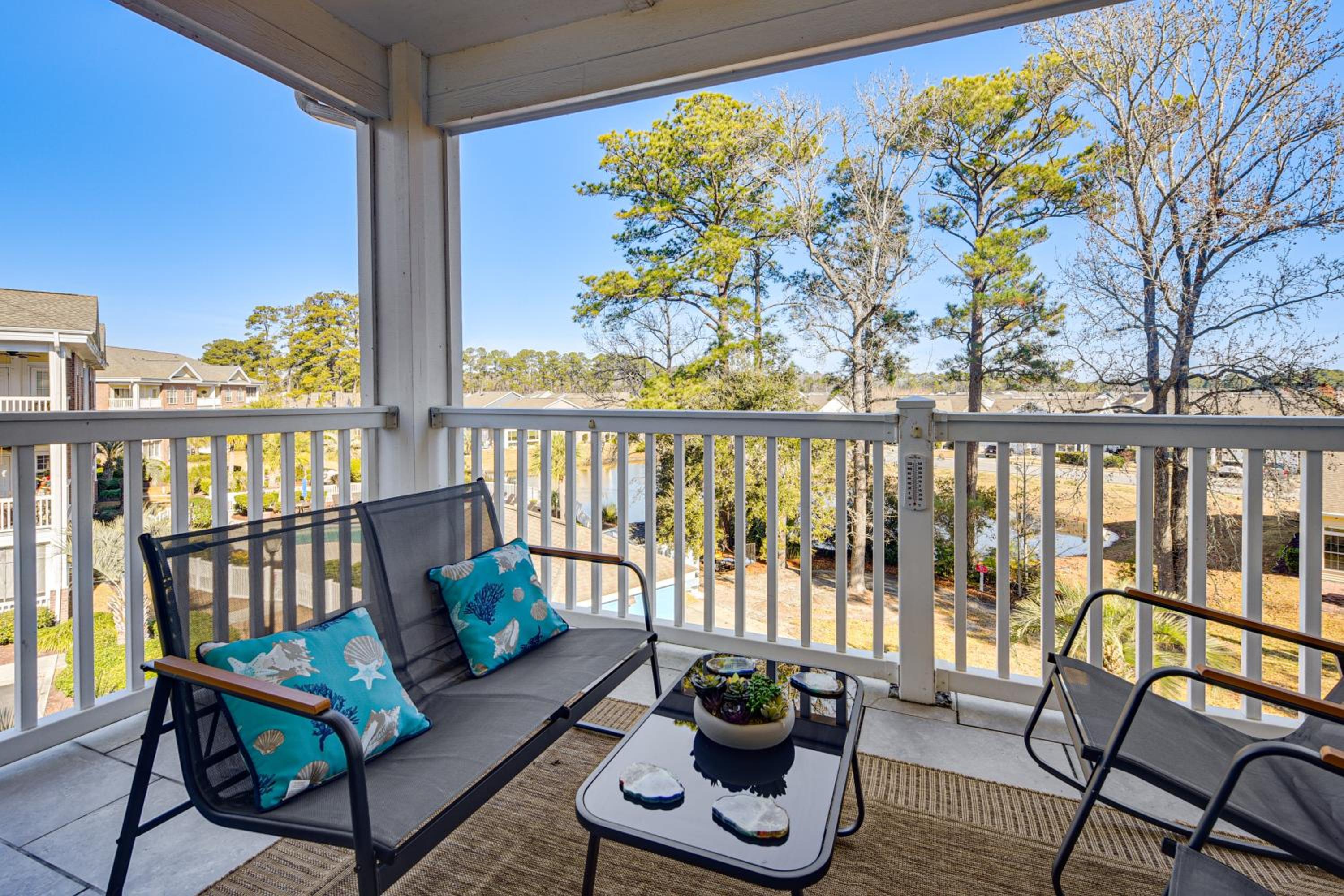 Golf, Gamble and Fish! Condo with Pool in Little River