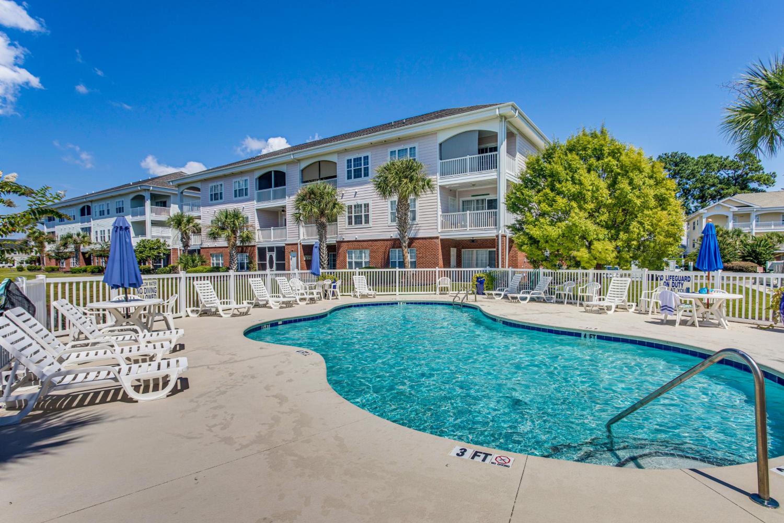 Golf, Gamble and Fish! Condo with Pool in Little River