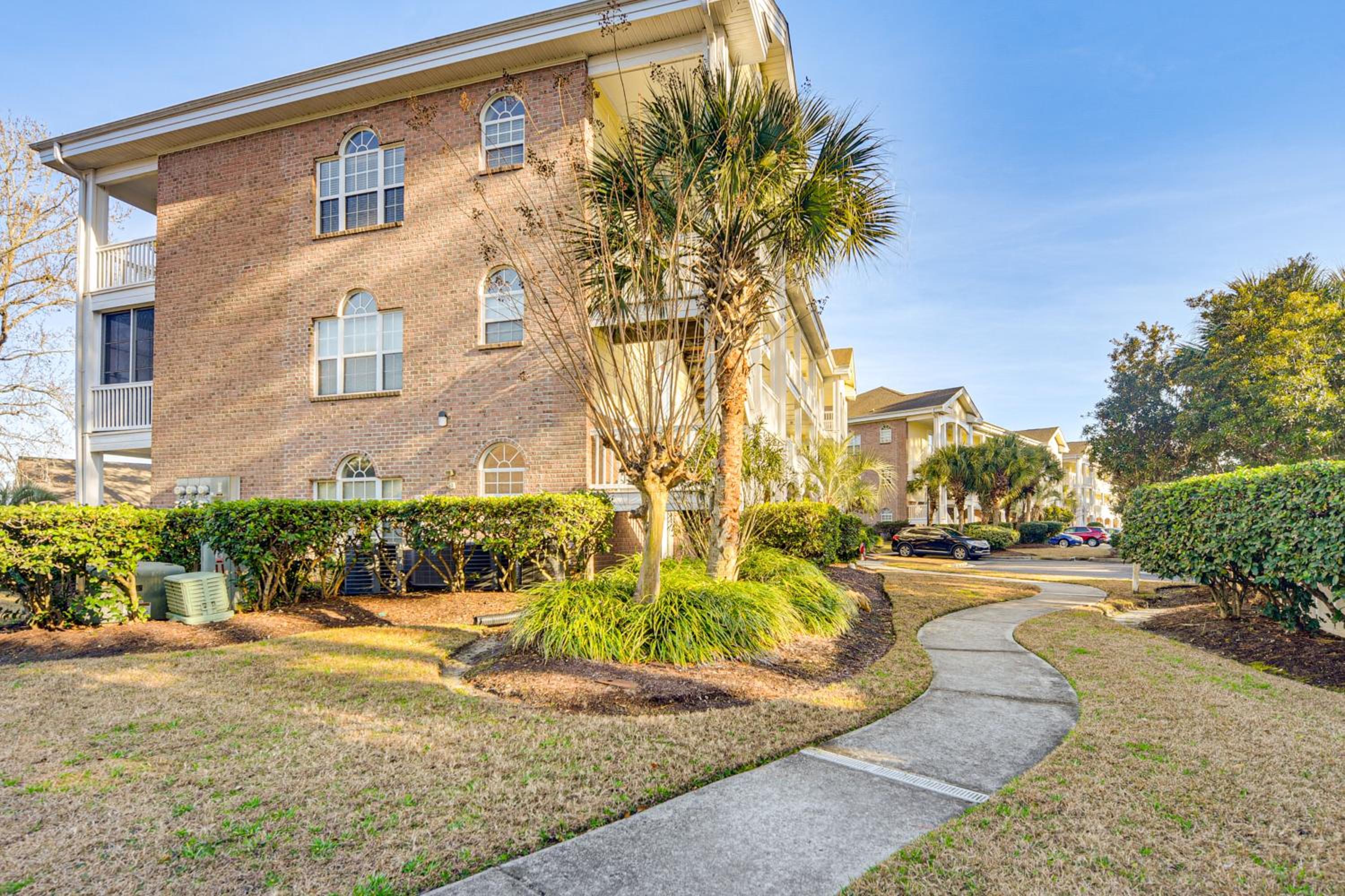 Golf, Gamble and Fish! Condo with Pool in Little River