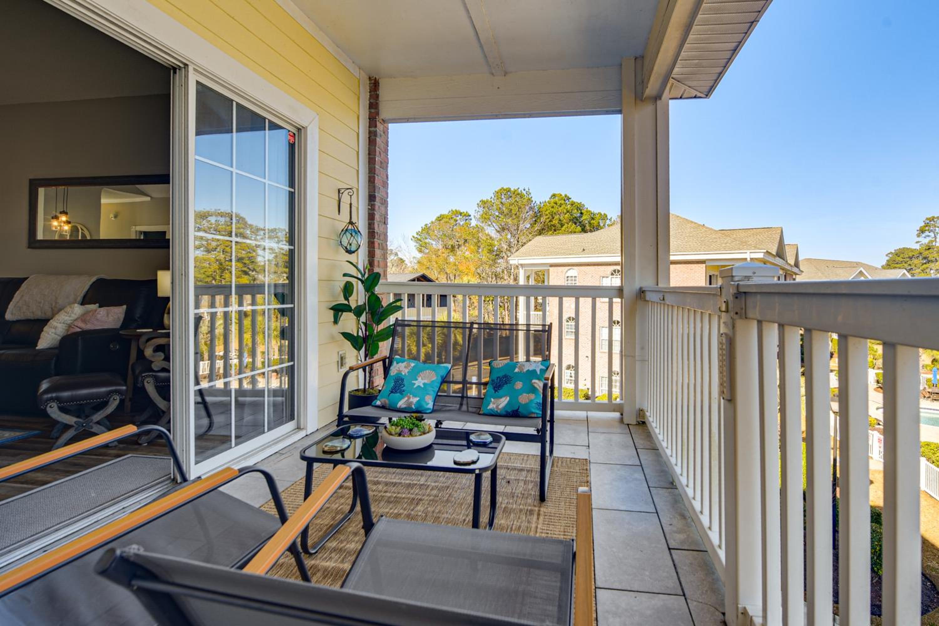 Golf, Gamble and Fish! Condo with Pool in Little River