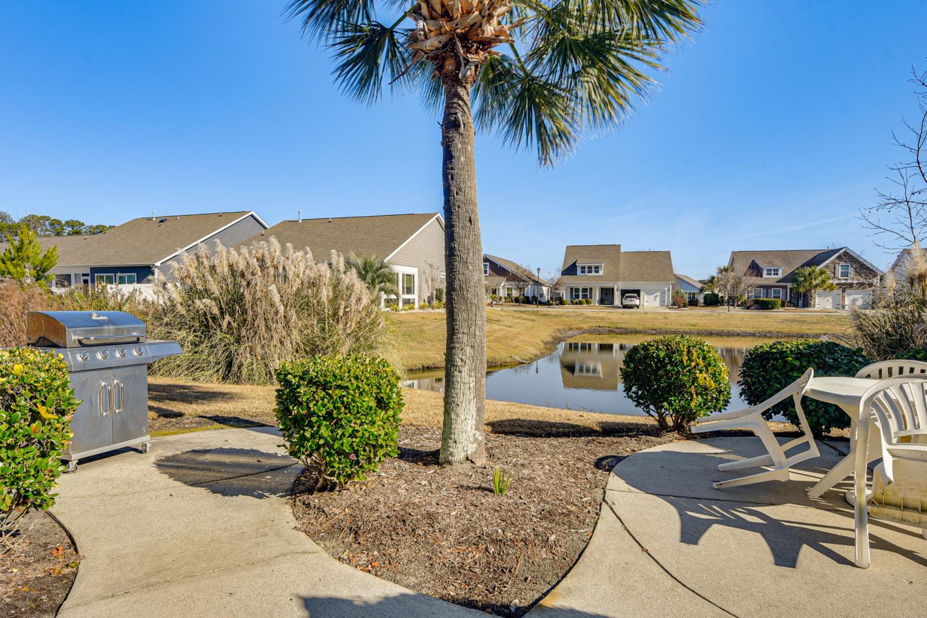 Golf, Gamble and Fish! Condo with Pool in Little River