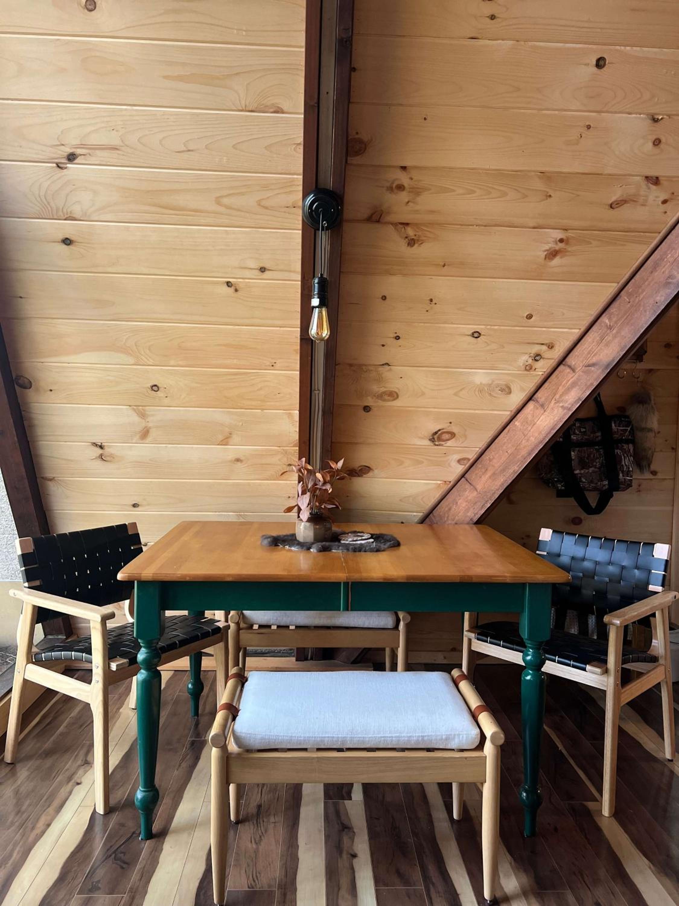 Waterfront A- Frame with Dock, Canoe + Kayaks