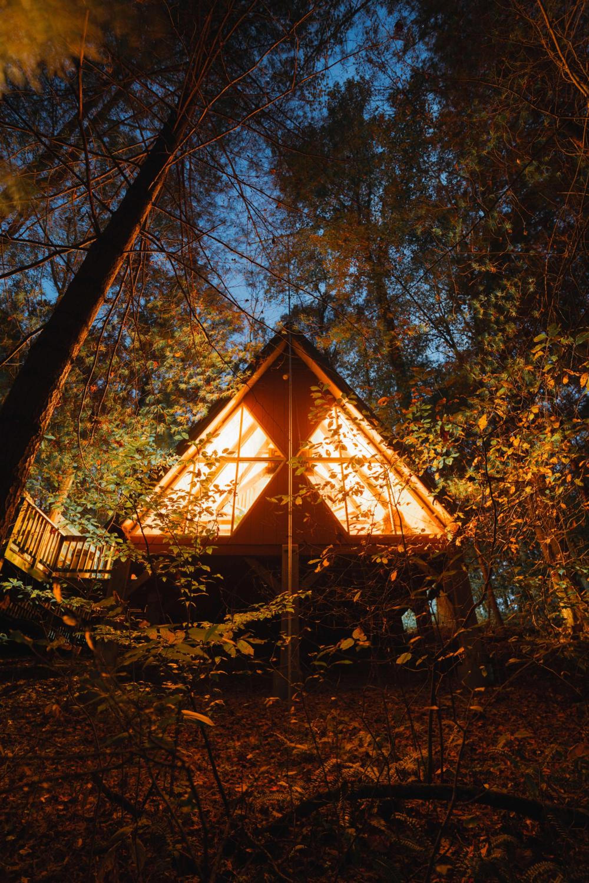 Waterfront A- Frame with Dock, Canoe + Kayaks