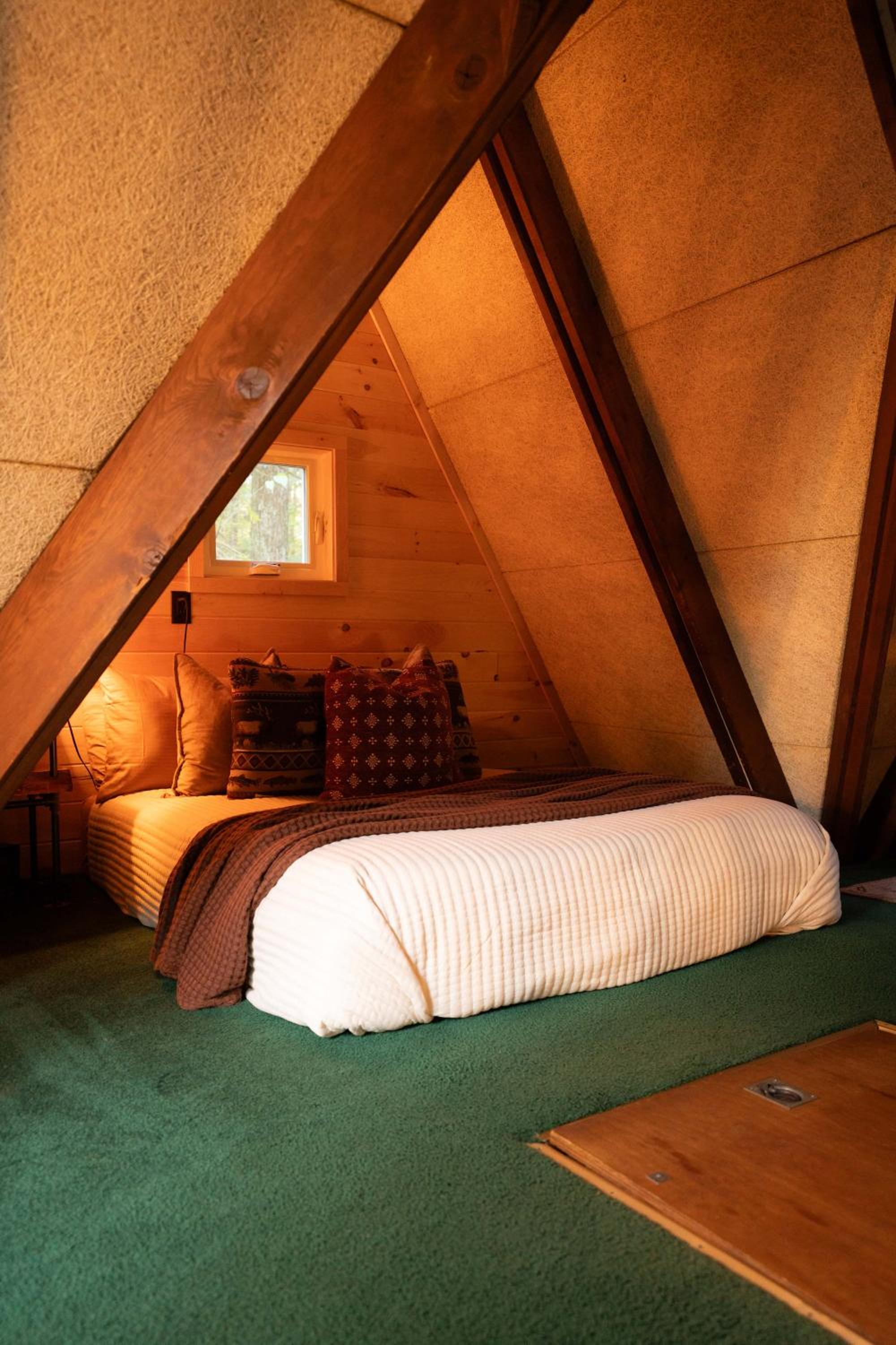 Waterfront A- Frame with Dock, Canoe + Kayaks