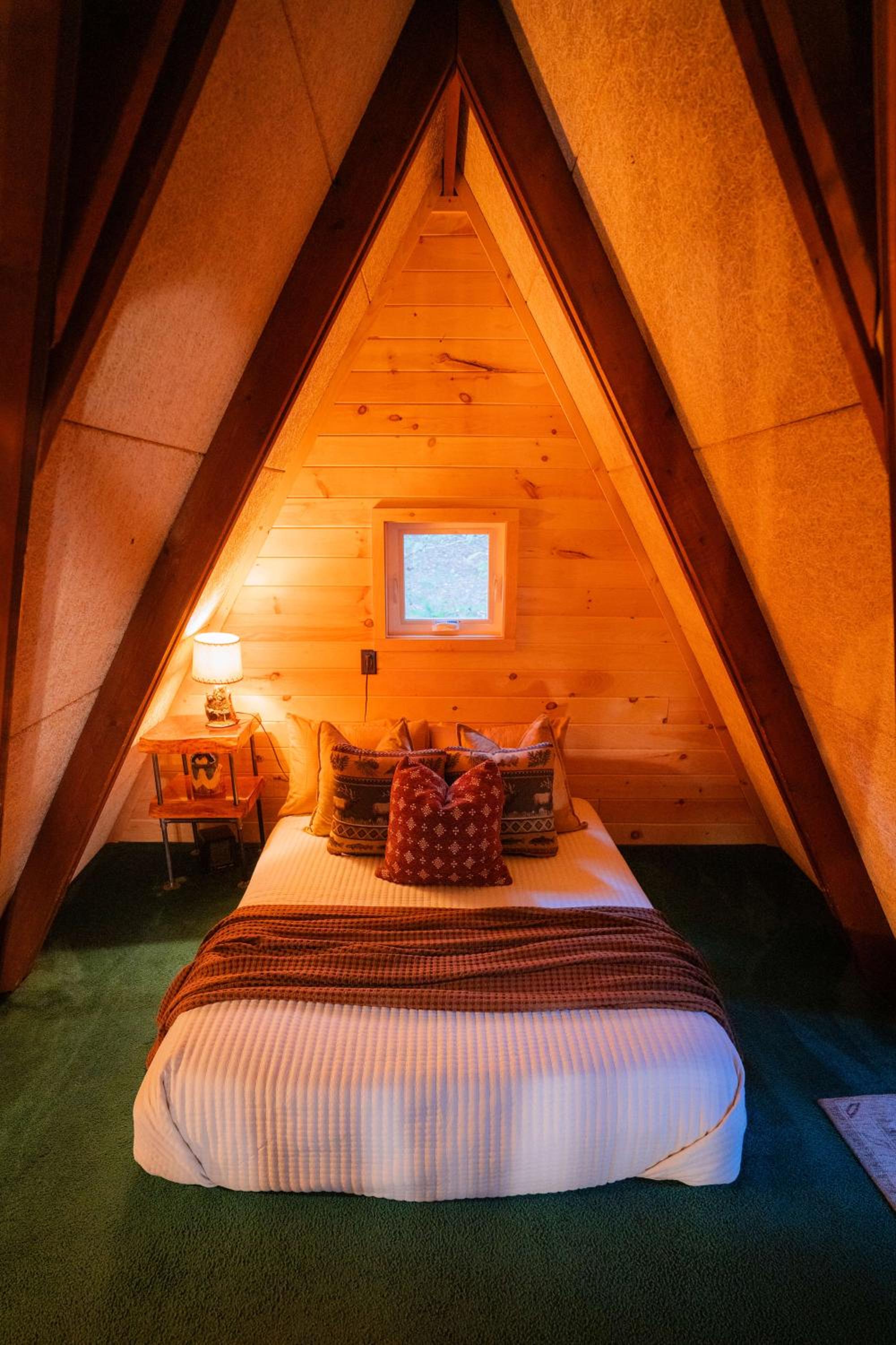 Waterfront A- Frame with Dock, Canoe + Kayaks