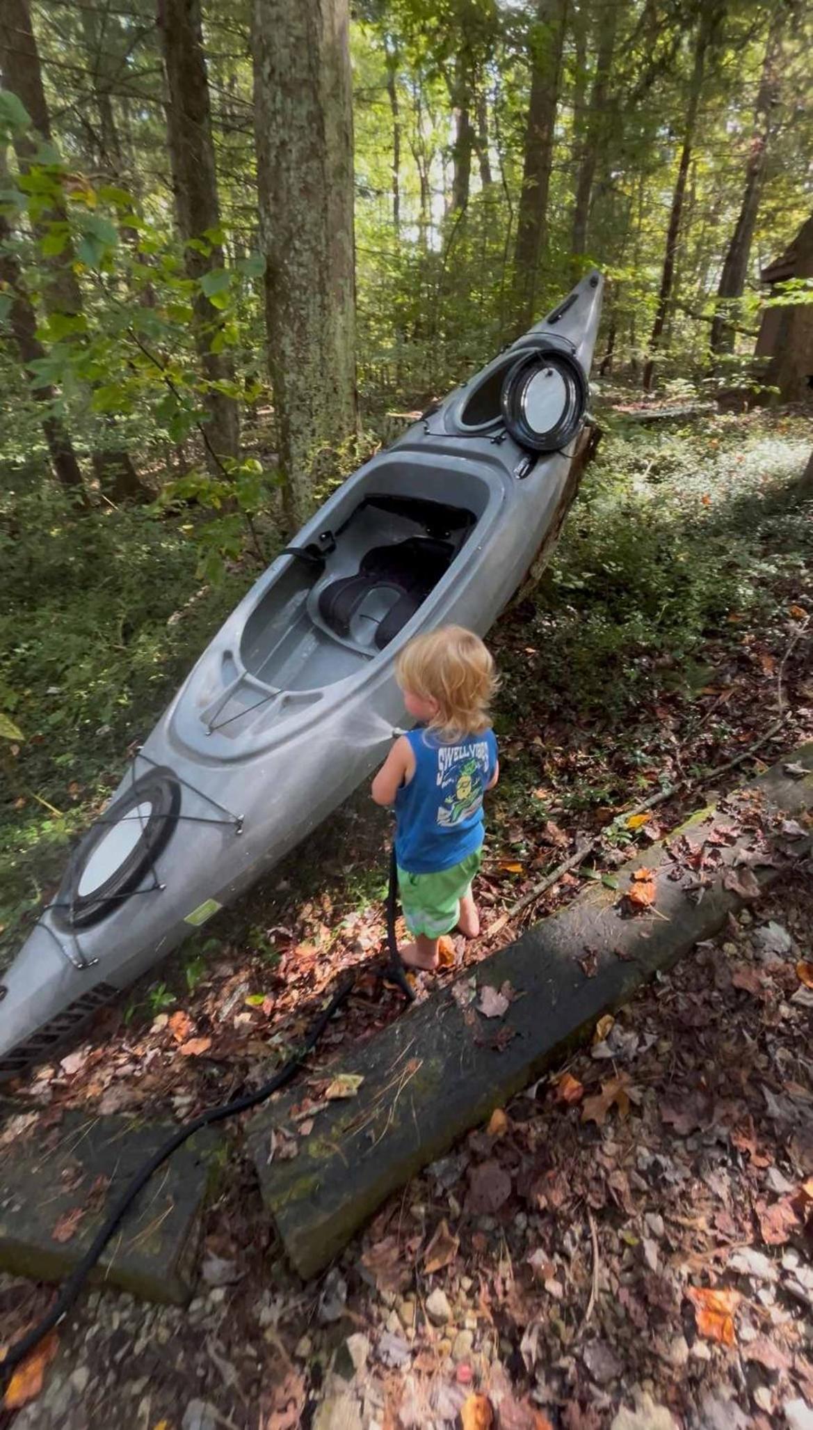 Waterfront A- Frame with Dock, Canoe + Kayaks