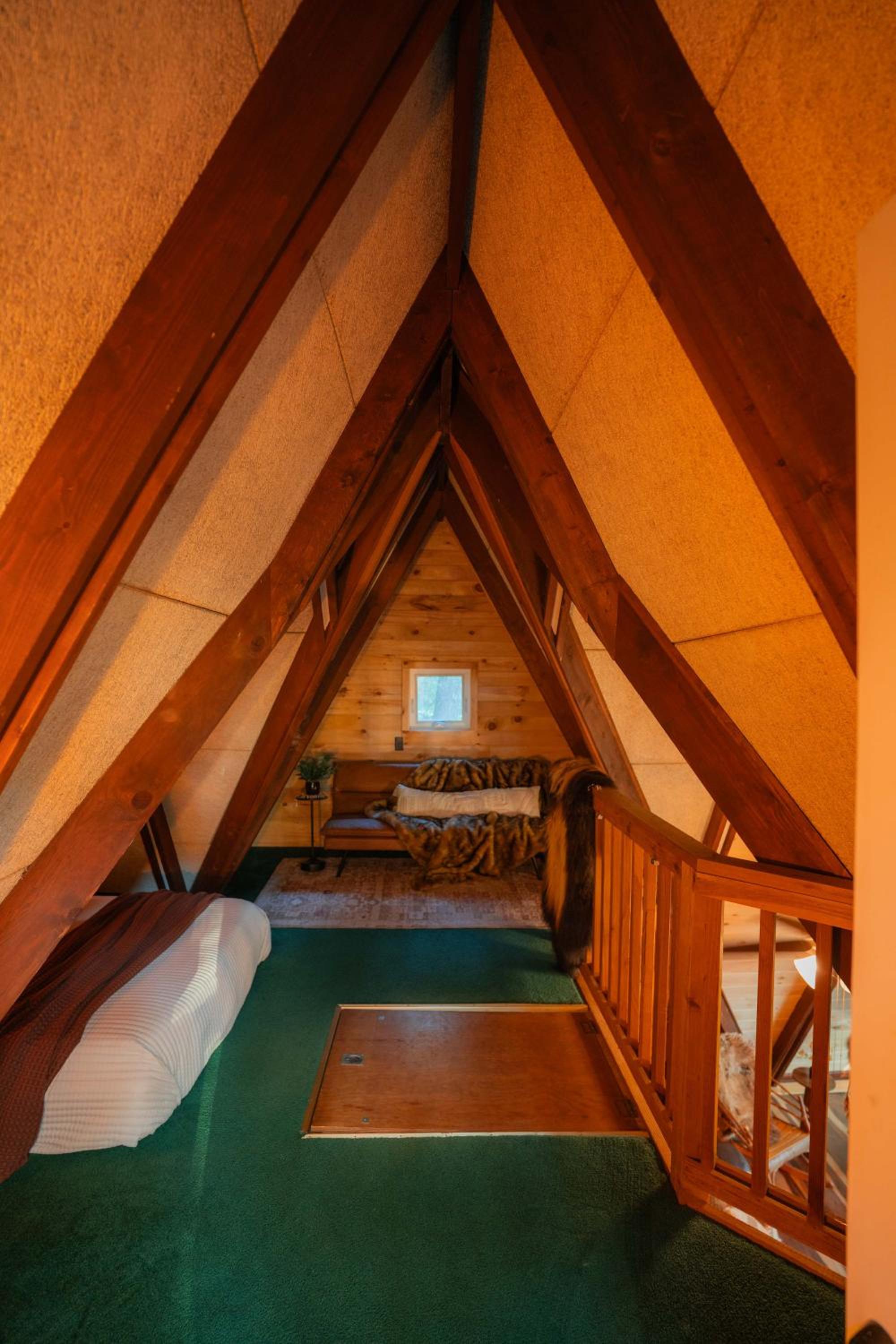 Waterfront A- Frame with Dock, Canoe + Kayaks