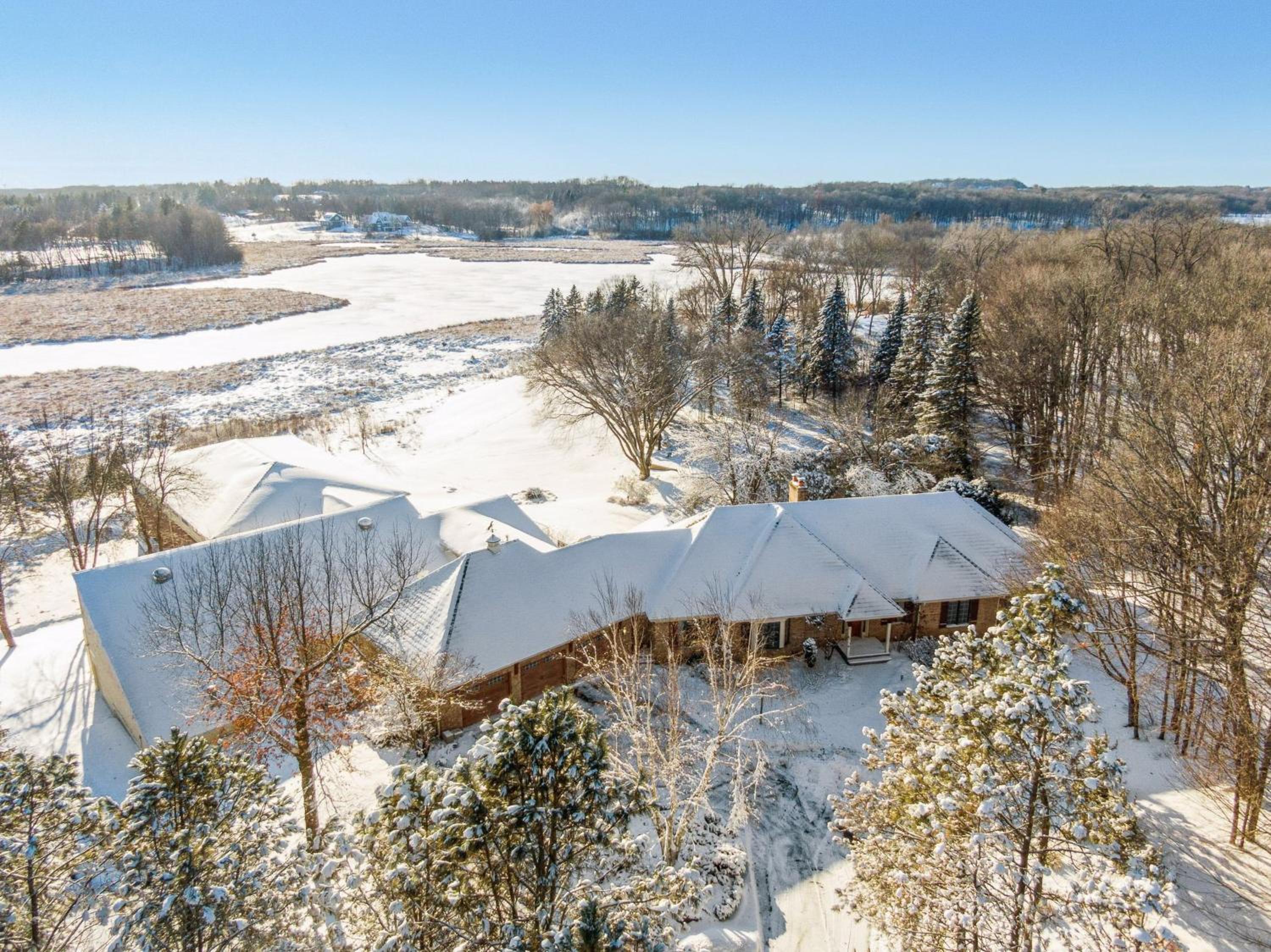 Luxe Long Lake Estate! Courts, Pool and Game Room