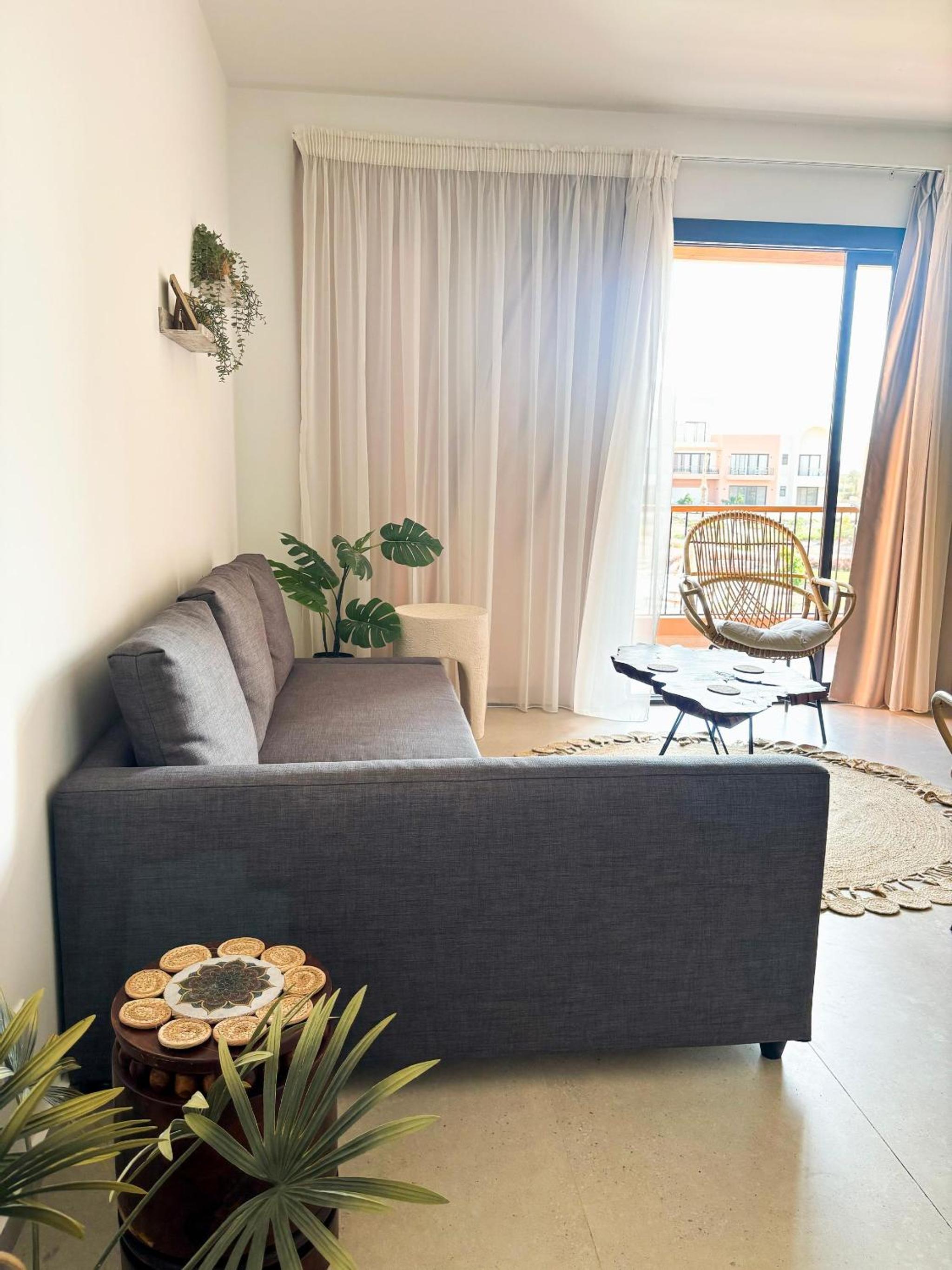 Boho Beach Chalet in El Gouna with pool access