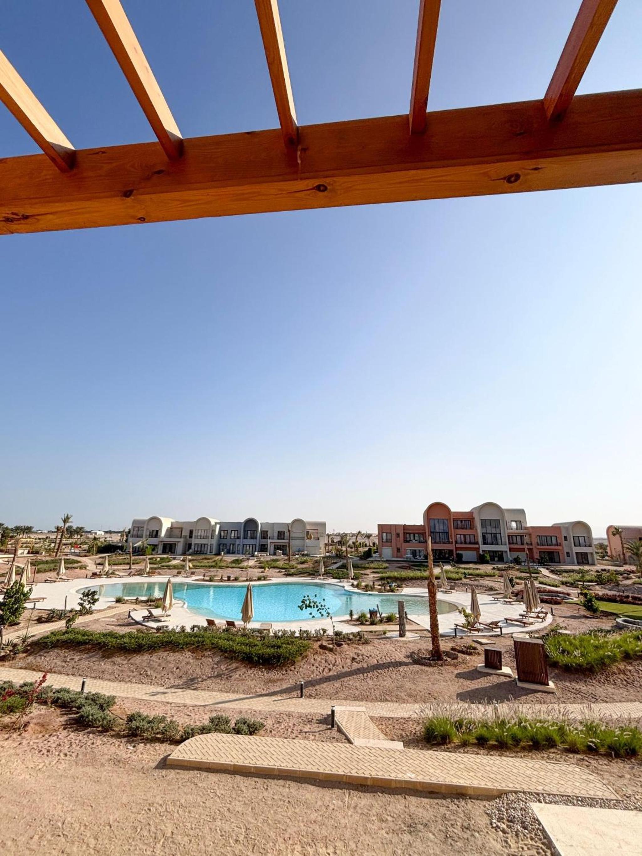 Boho Beach Chalet in El Gouna with pool access