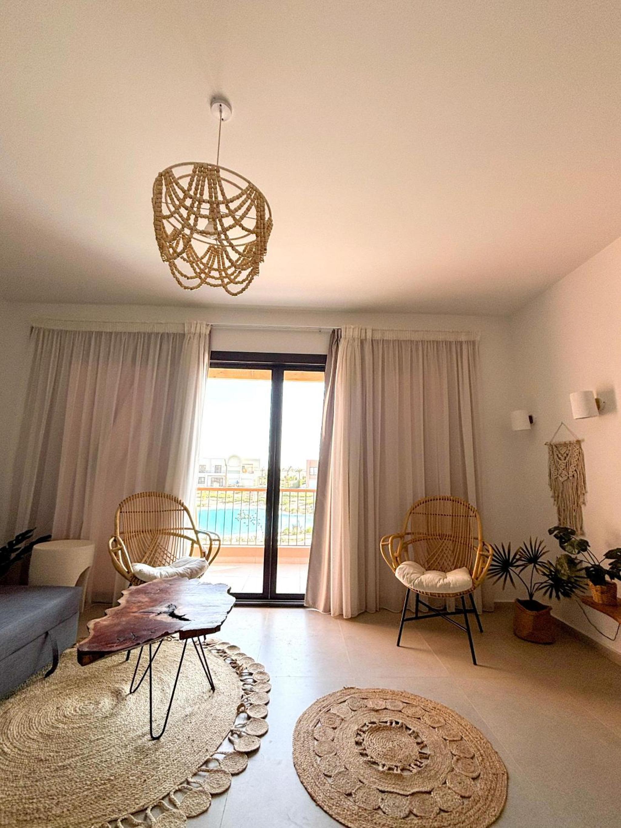 Boho Beach Chalet in El Gouna with pool access
