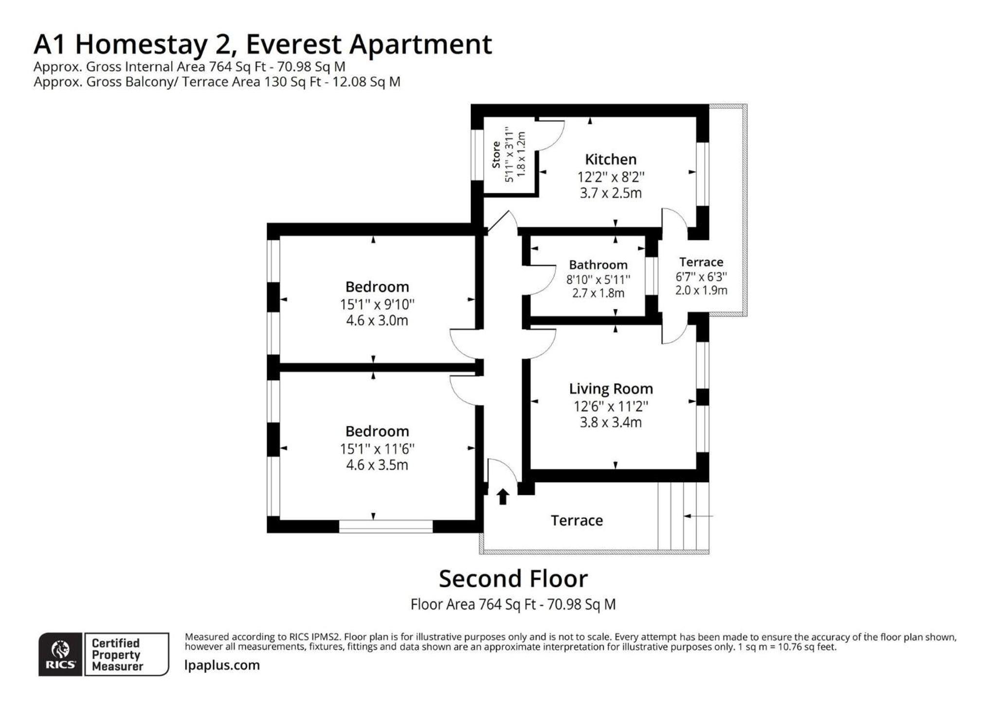 Everest Apartment 2BHK Thamel 5 min walk 2nd Floor
