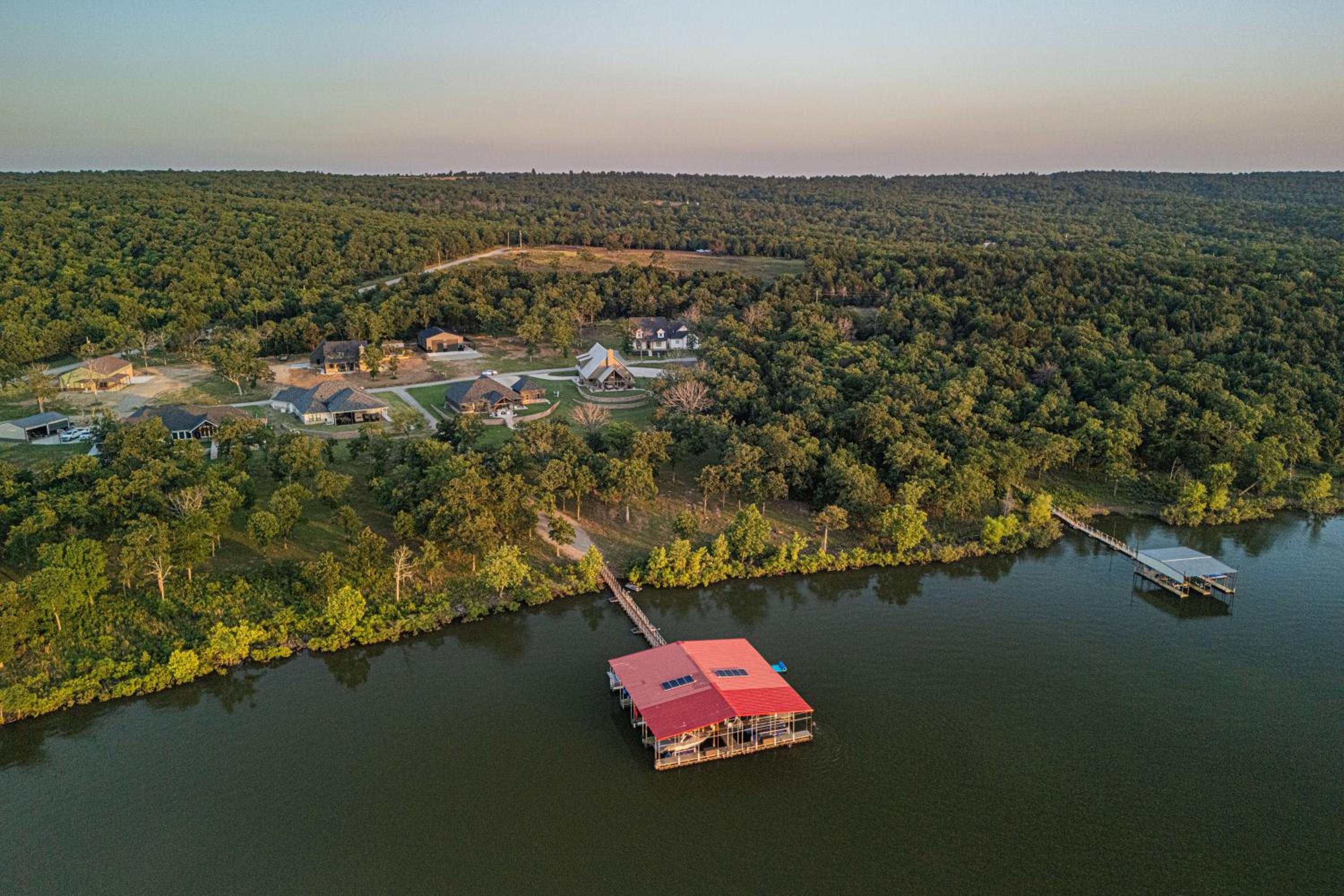 Upscale A-Frame Escape with Lake Access in Quinton!