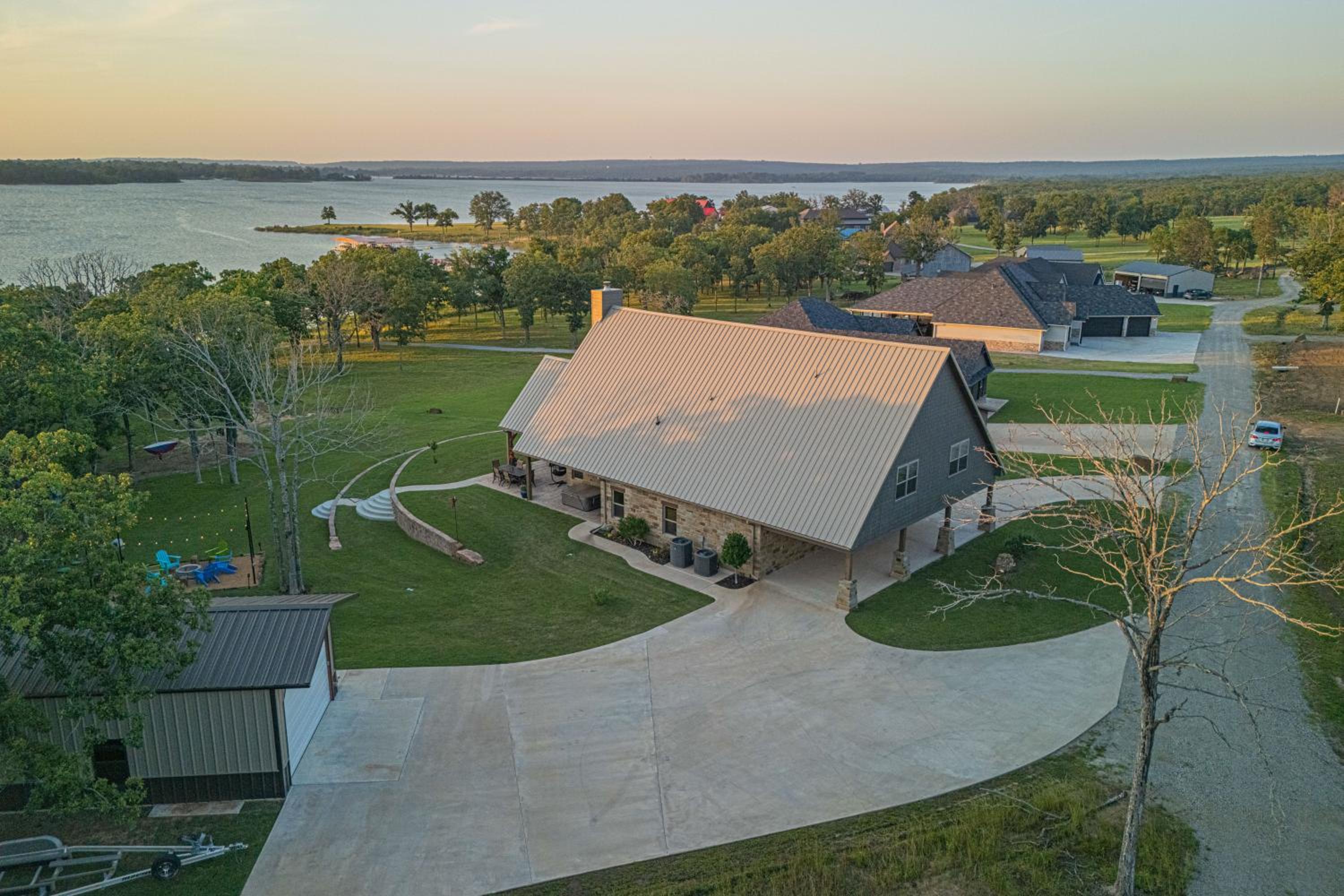 Upscale A-Frame Escape with Lake Access in Quinton!