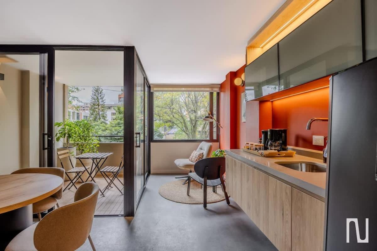 NOK 1BR Loft with Private stylish Balcony