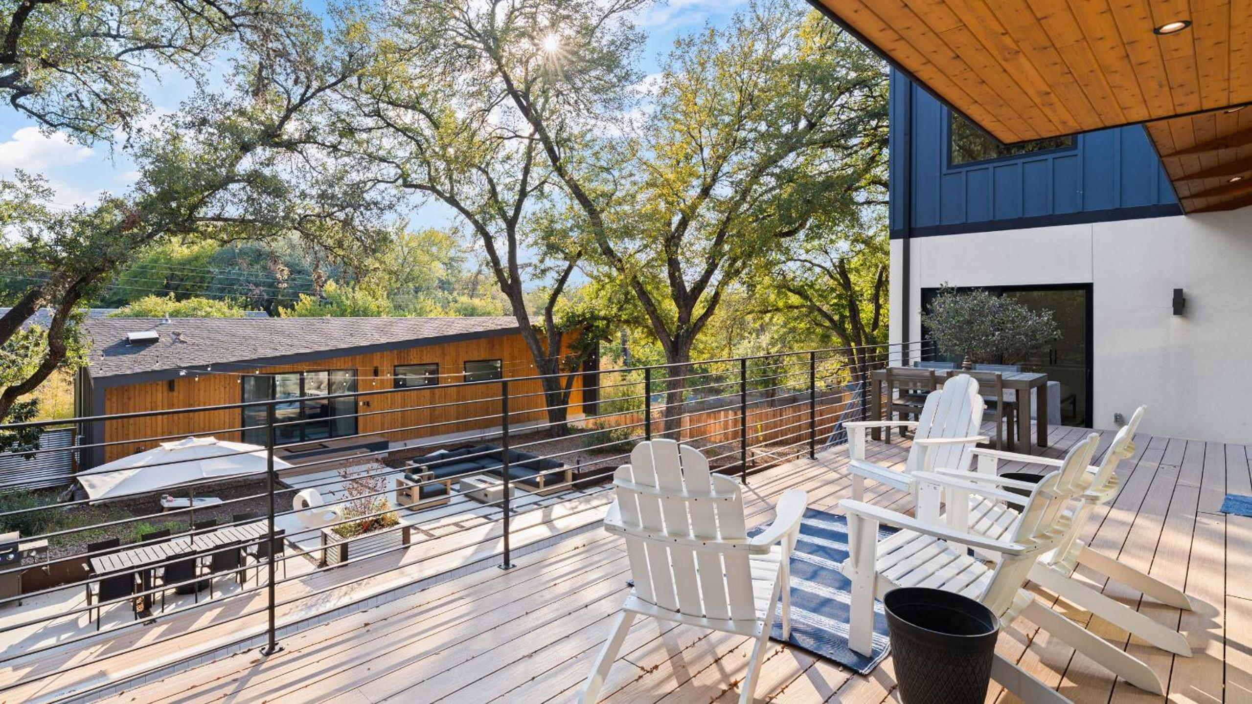 Modern Oasis w Pool Hot Tub Rooftop Deck Home Theater Mariposa Retreat by AvantStay