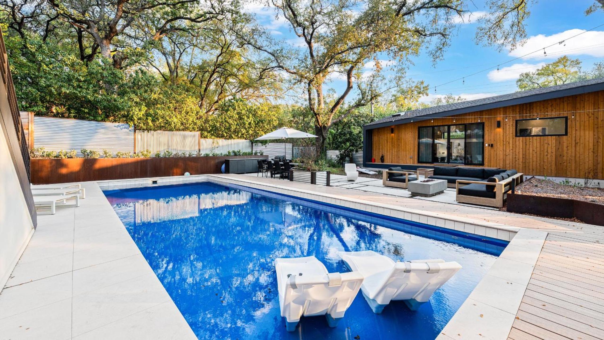 Modern Oasis w Pool Hot Tub Rooftop Deck Home Theater Mariposa Retreat by AvantStay