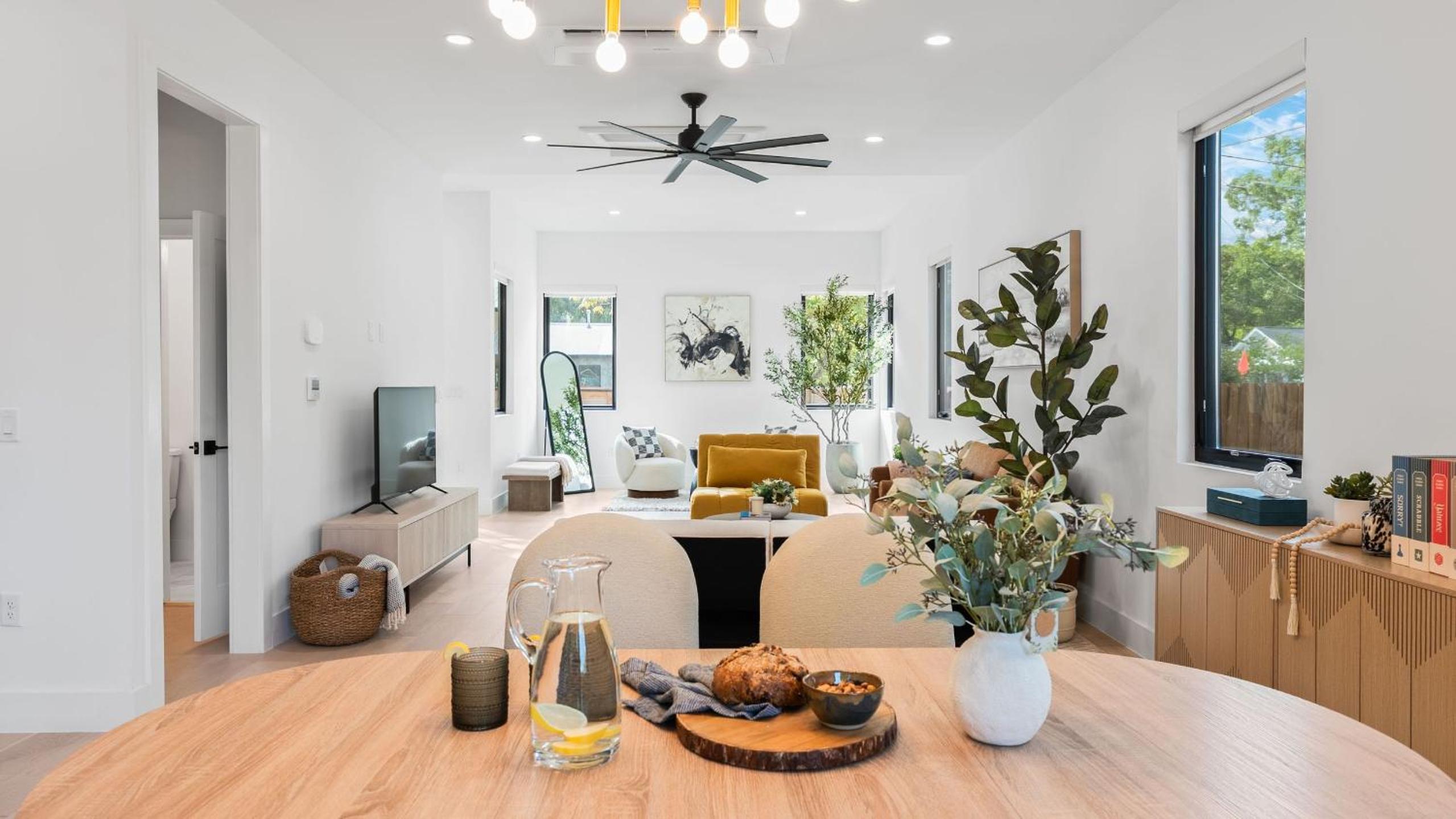 Stylish Home with Firepit Balcony Steps from Austin’s Best Near Rainey St Lady Bird Lake Downtown The Ashlee by AvantStay