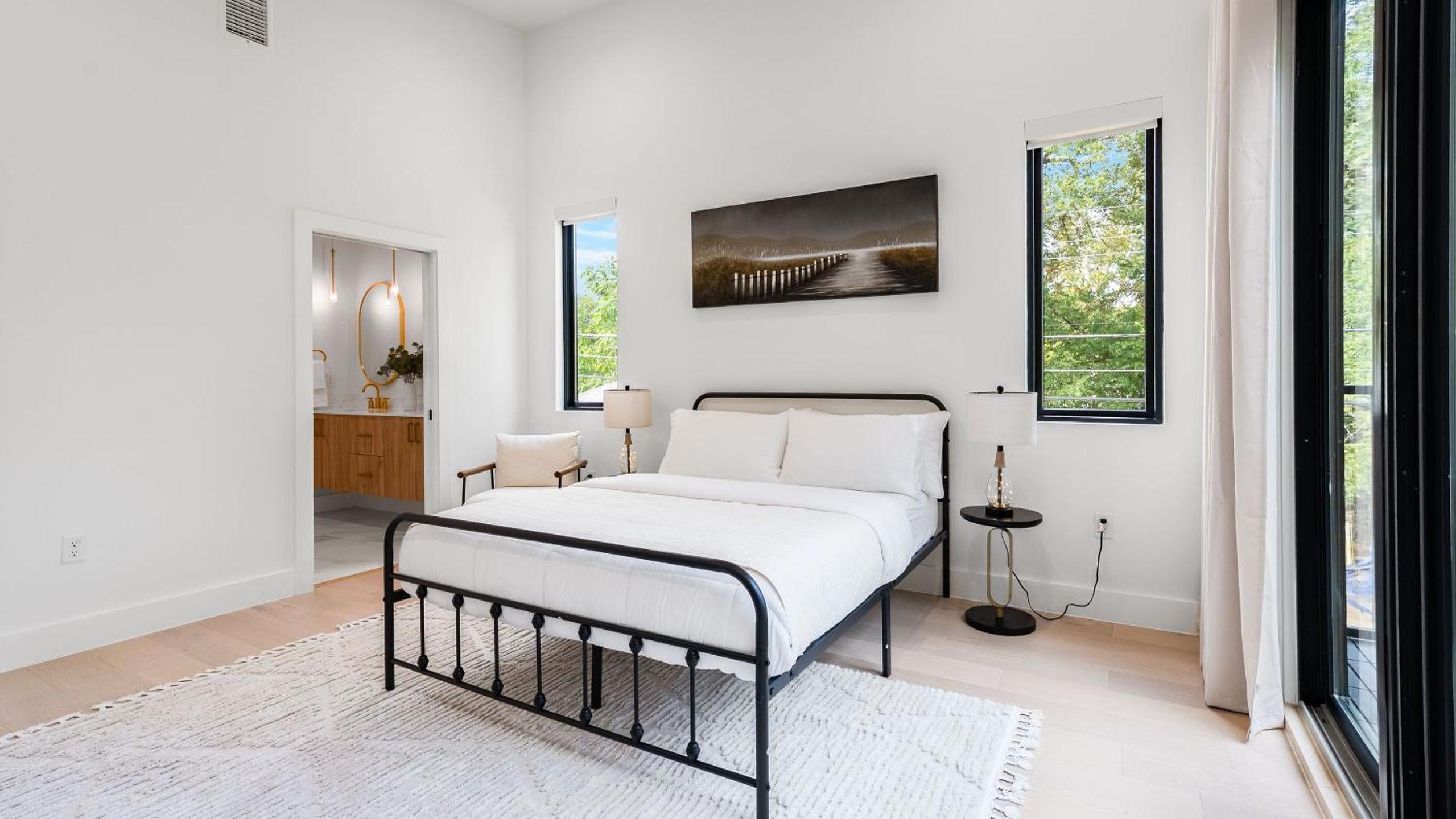 Stylish Home with Firepit Balcony Steps from Austin’s Best Near Rainey St Lady Bird Lake Downtown The Ashlee by AvantStay