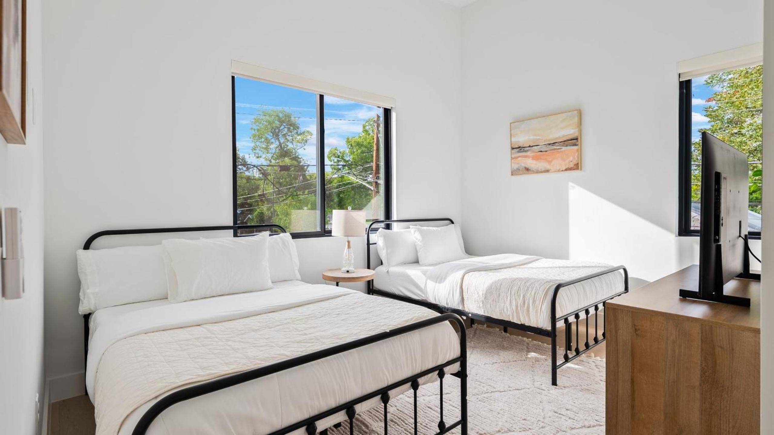 Stylish Home with Firepit Balcony Steps from Austin’s Best Near Rainey St Lady Bird Lake Downtown The Ashlee by AvantStay