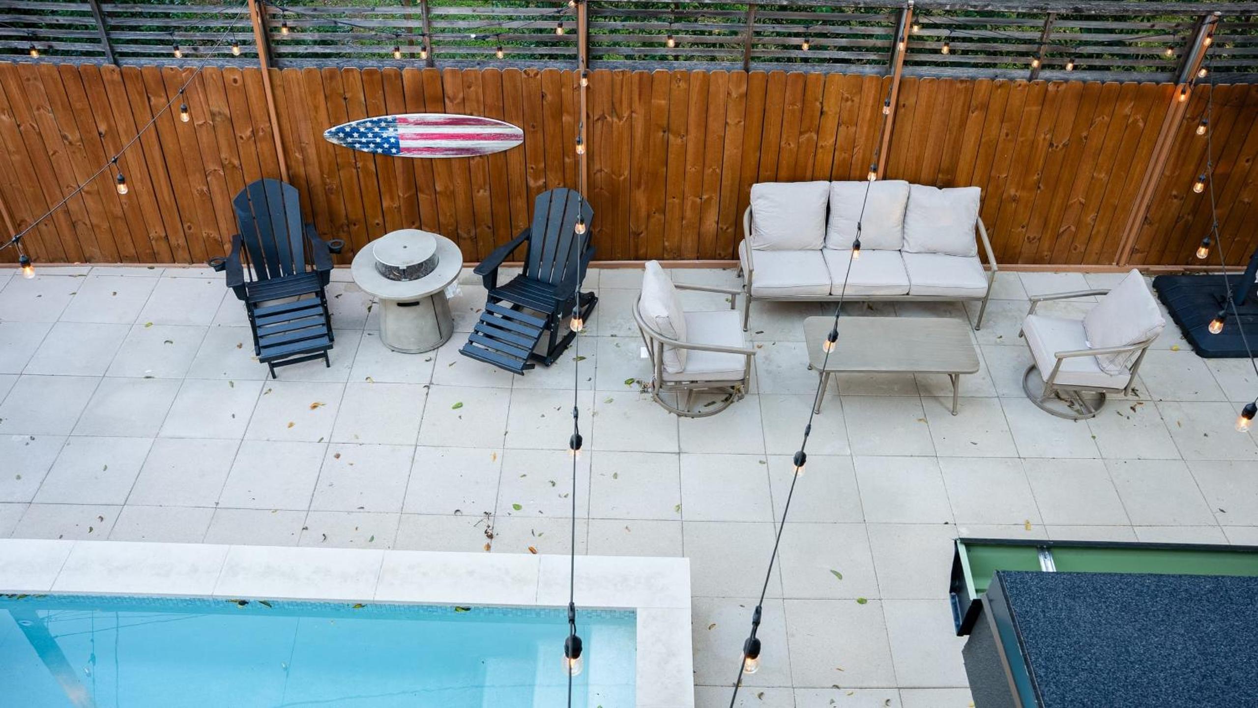 Stylish Home with Firepit Balcony Steps from Austin’s Best Near Rainey St Lady Bird Lake Downtown The Ashlee by AvantStay