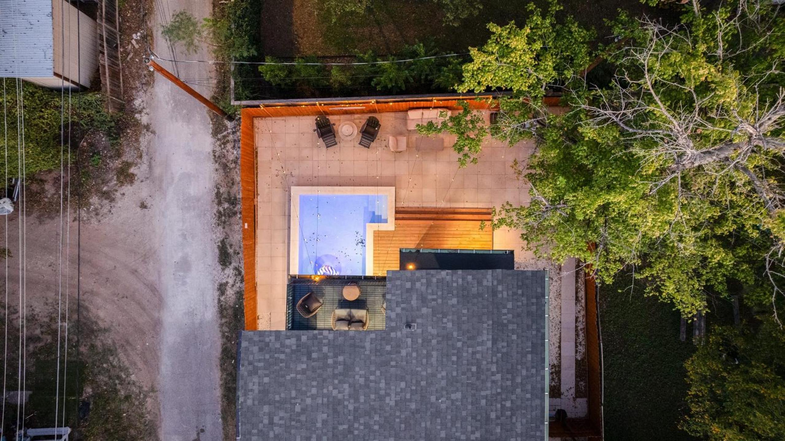 Stylish Home with Firepit Balcony Steps from Austin’s Best Near Rainey St Lady Bird Lake Downtown The Ashlee by AvantStay