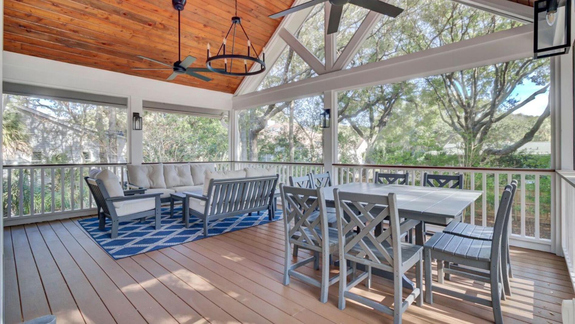 Steps to Isle of Palms Beach w Porch Dining Outdoor Shower Open Living Sea Haven by AvantStay