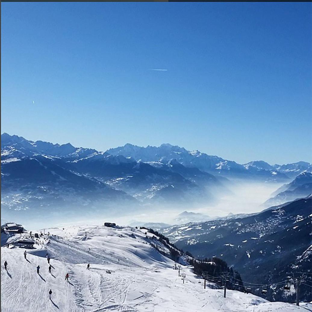 Apartment in Crans Montana Town Centre Mountain View