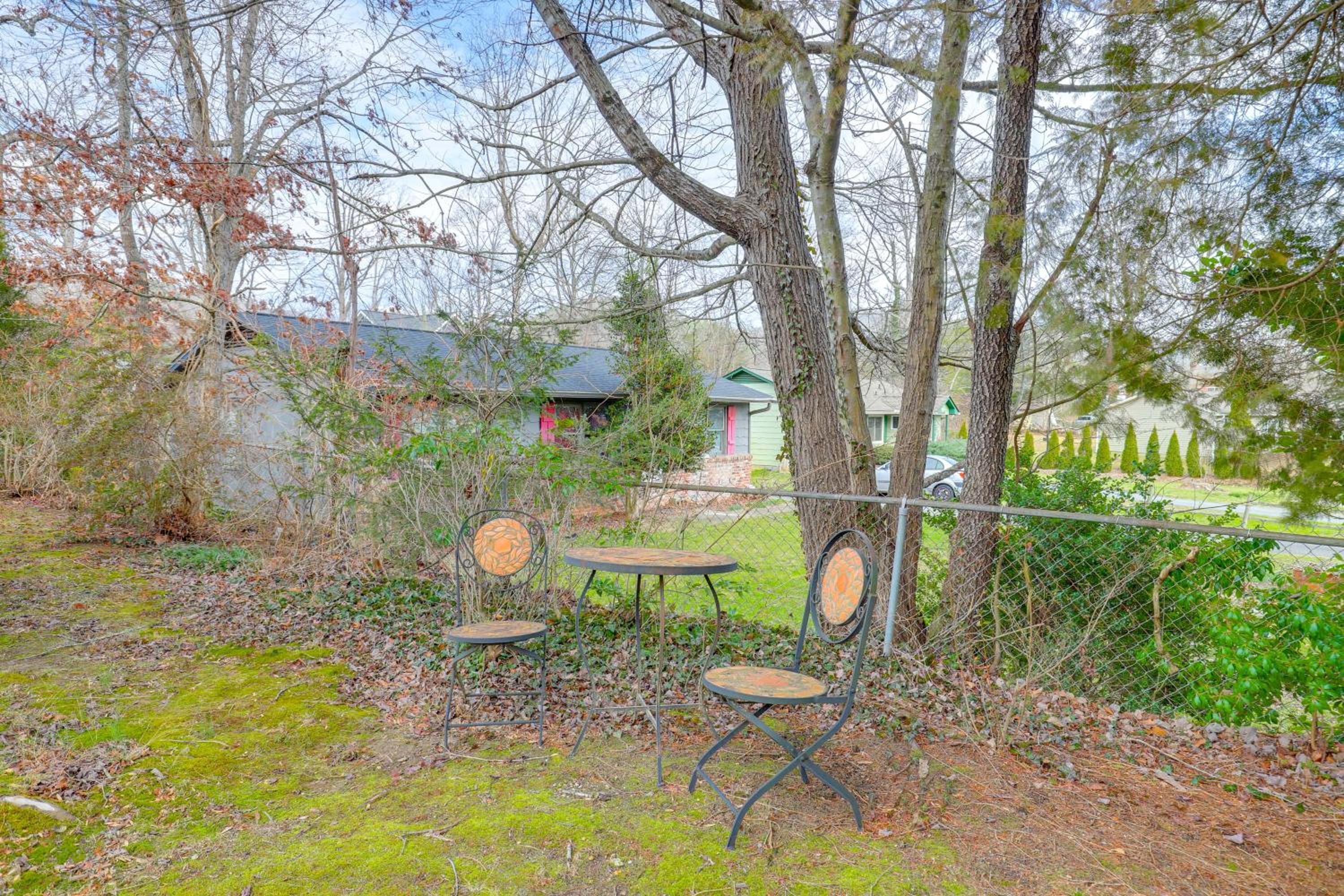 Private Patio and Pond Serene Black Mountain Escape