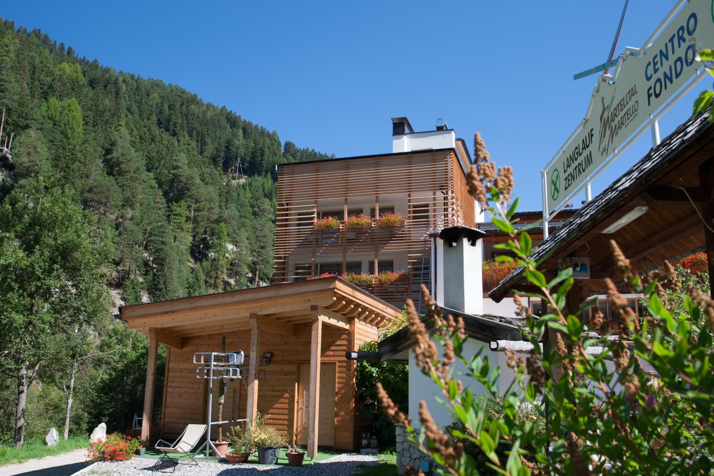 outdoor BBQ area