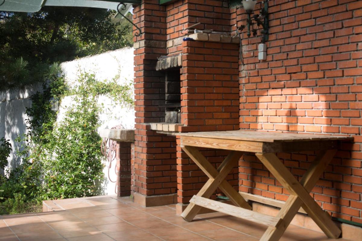 outdoor BBQ area