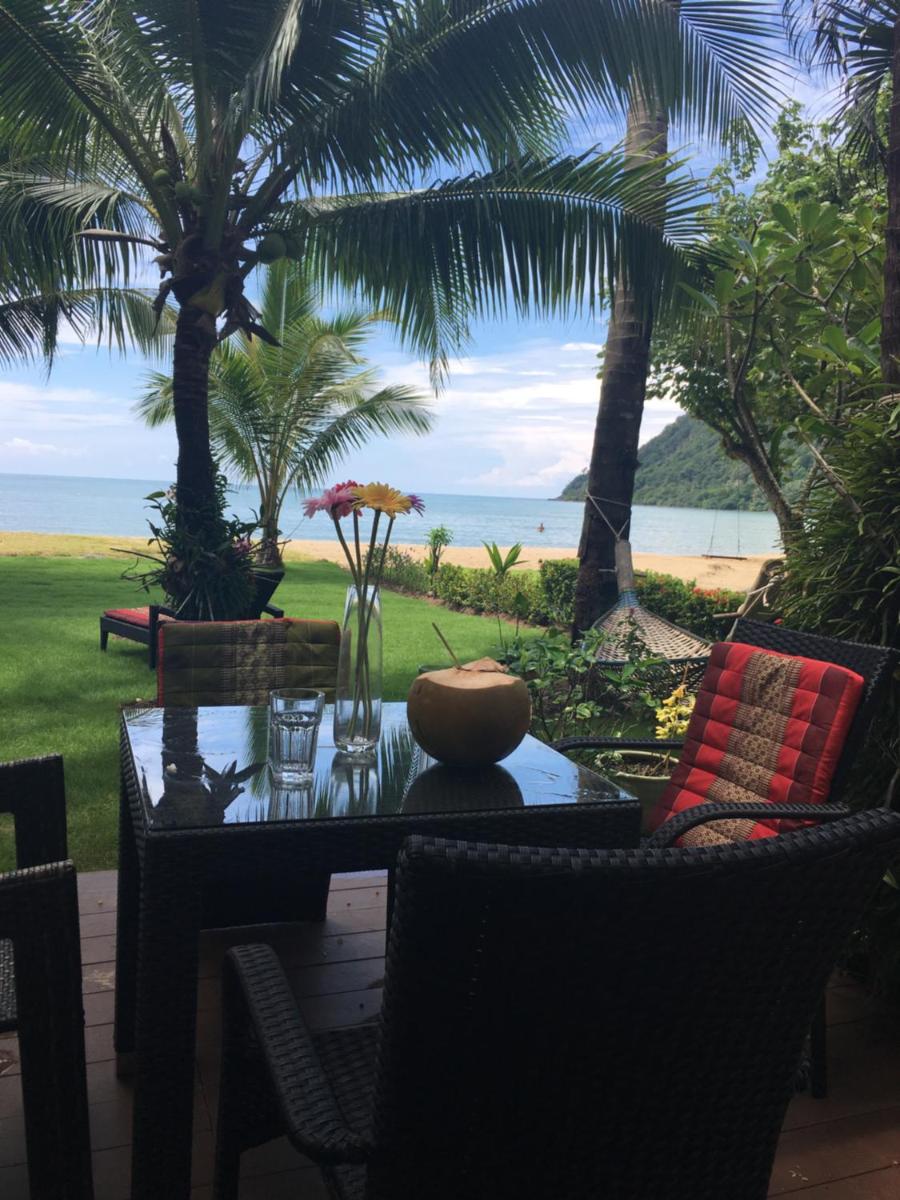 outdoor BBQ area