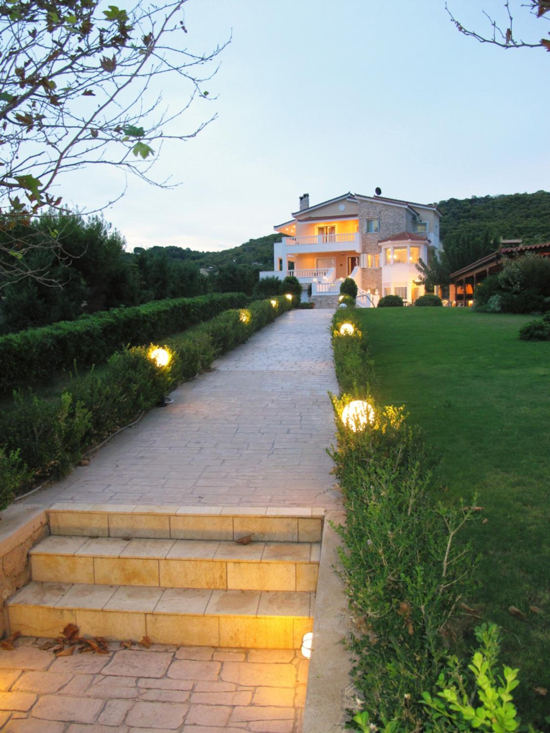 Bella Villa with Private Pool & Sea View Ideal for Groups view 3