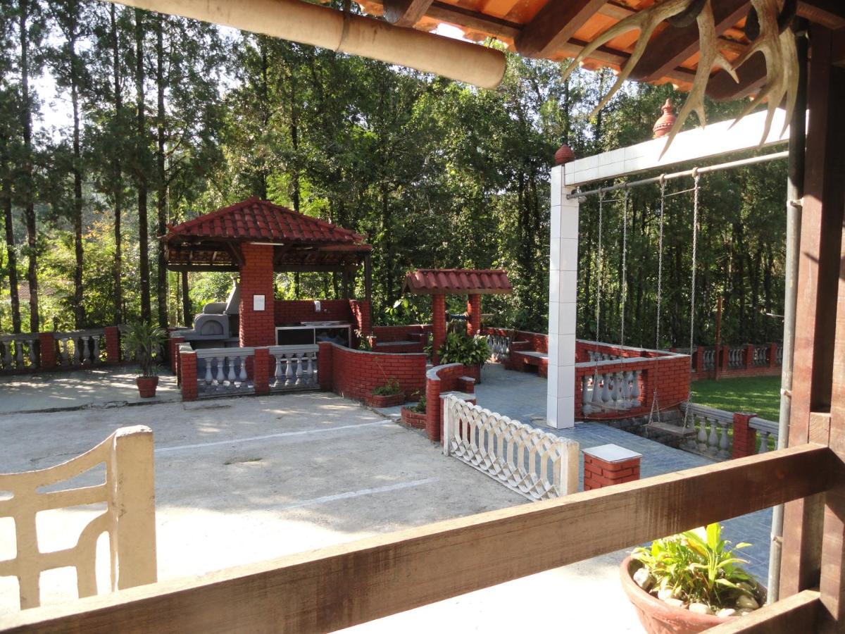 outdoor BBQ area