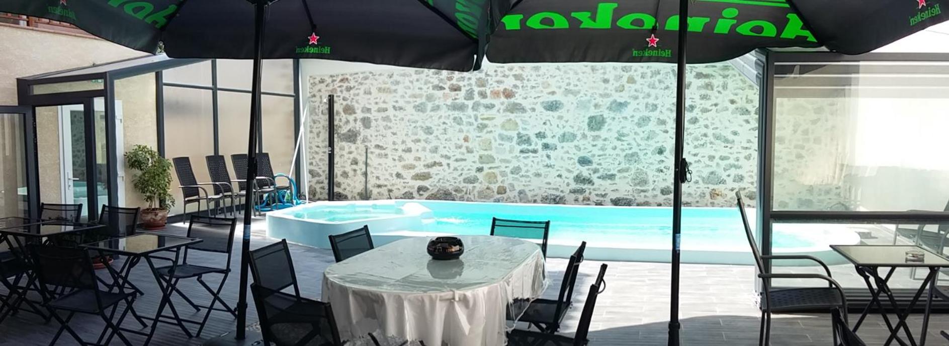outdoor BBQ area